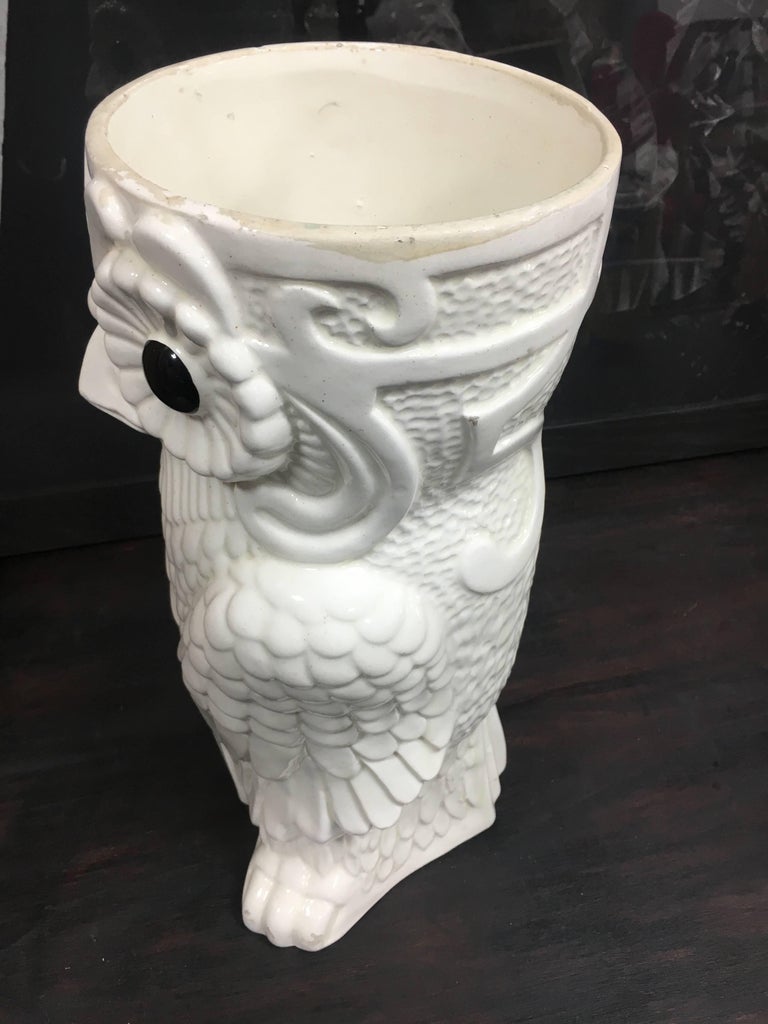 Italian Ceramic Umbrella Stand at 1stDibs