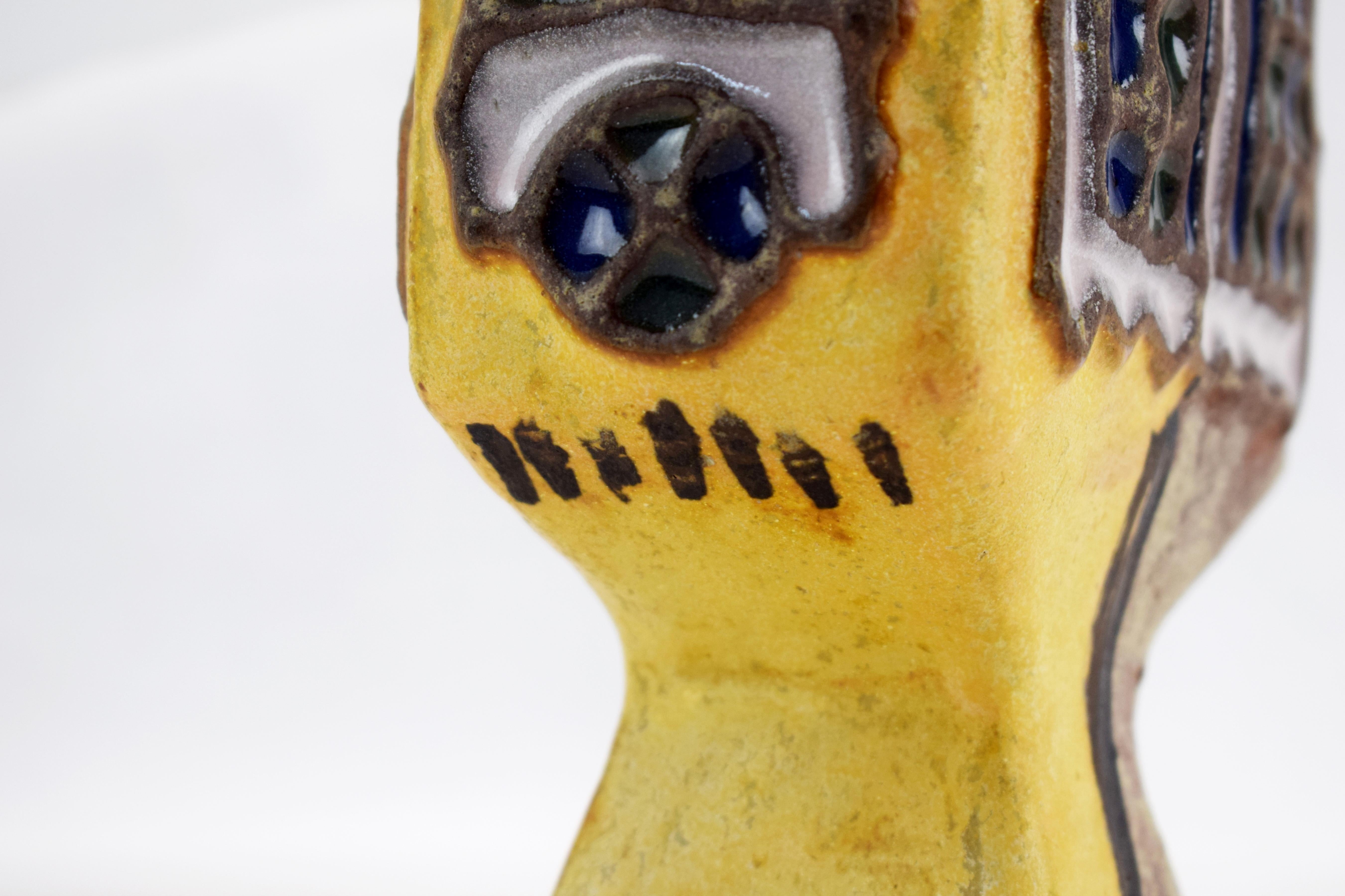 Italian Ceramic Vase, 1950s In Good Condition In Palermo, PA