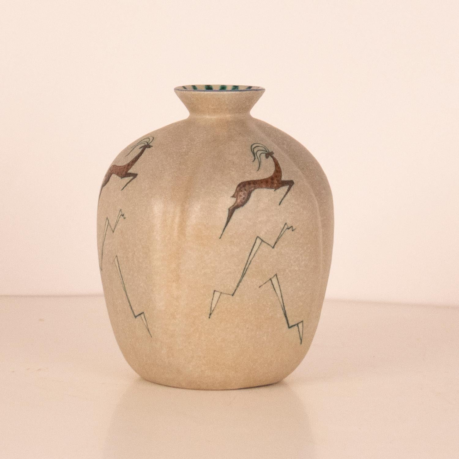 Italian Ceramic Vase, 1960's In Excellent Condition In Barcelona, Cataluna