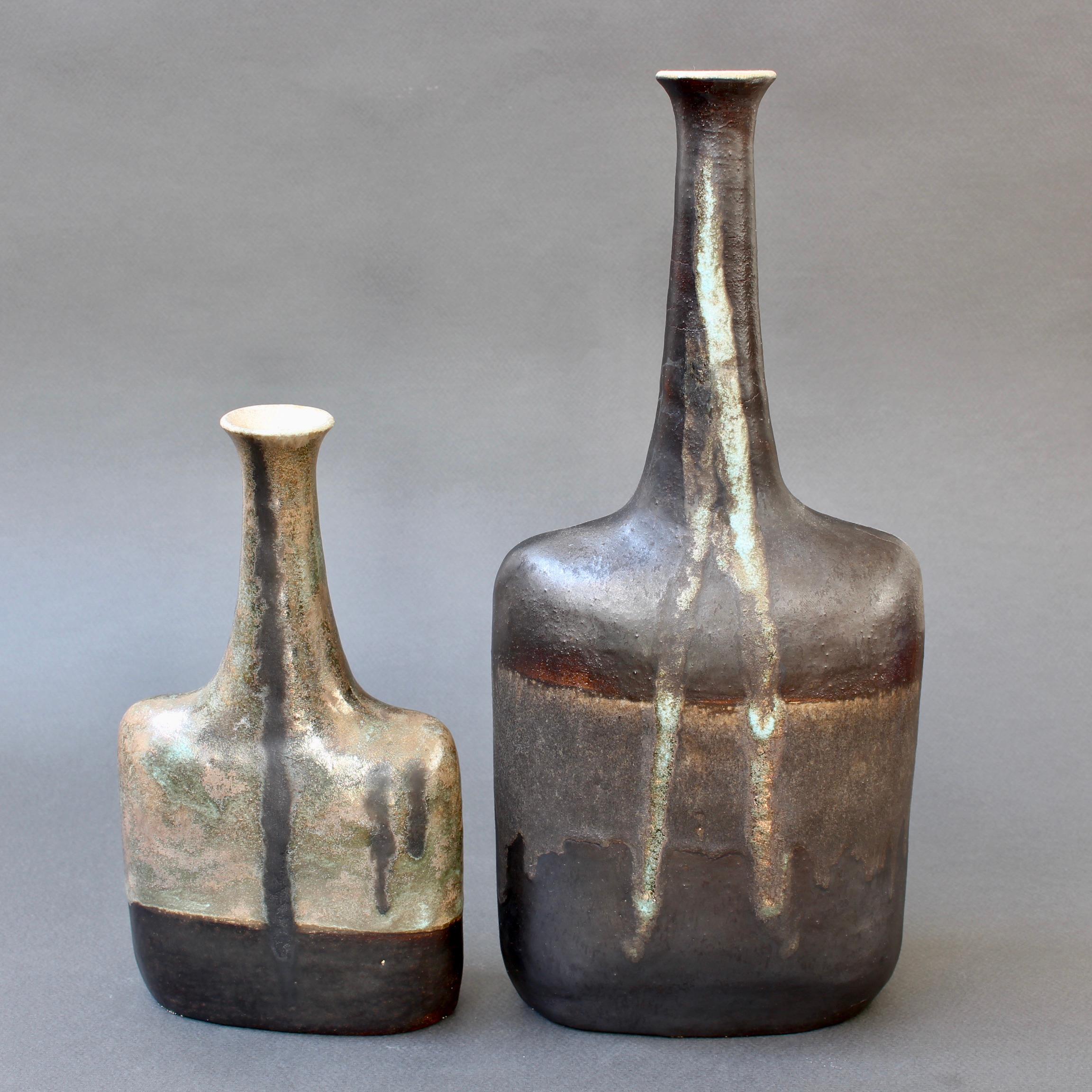 Italian Ceramic Vase by Bruno Gambone 'circa 1980s' For Sale 14