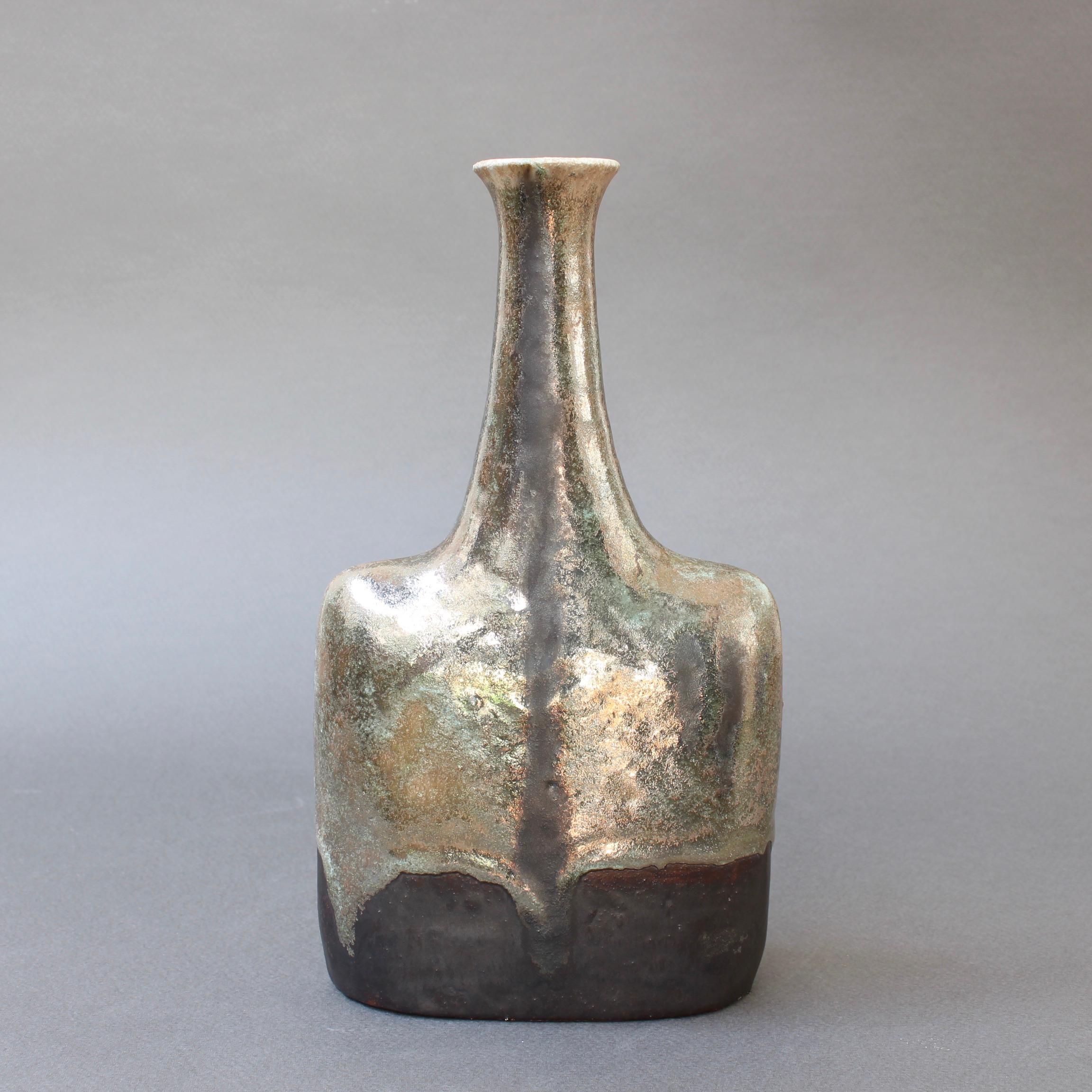 Italian Ceramic Vase by Bruno Gambone 'circa 1980s' In Good Condition For Sale In London, GB