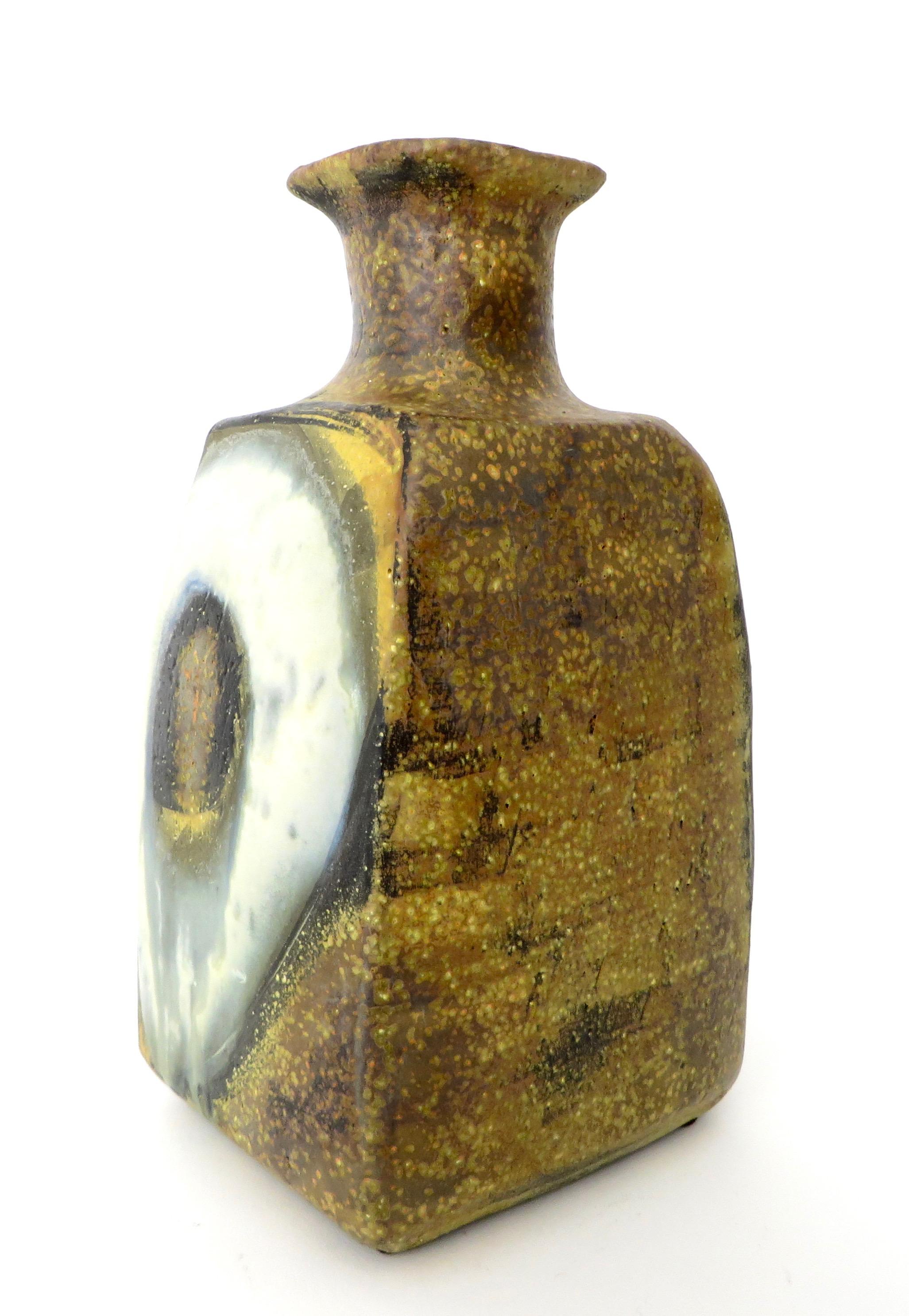 Italian Ceramic Vase by Marcello Fantoni In Excellent Condition In Chicago, IL