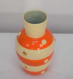 Italian Ceramic Vase by Rometti Umbertide, 1940s