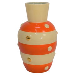 Italian Ceramic Vase by Rometti Umbertide, 1940s