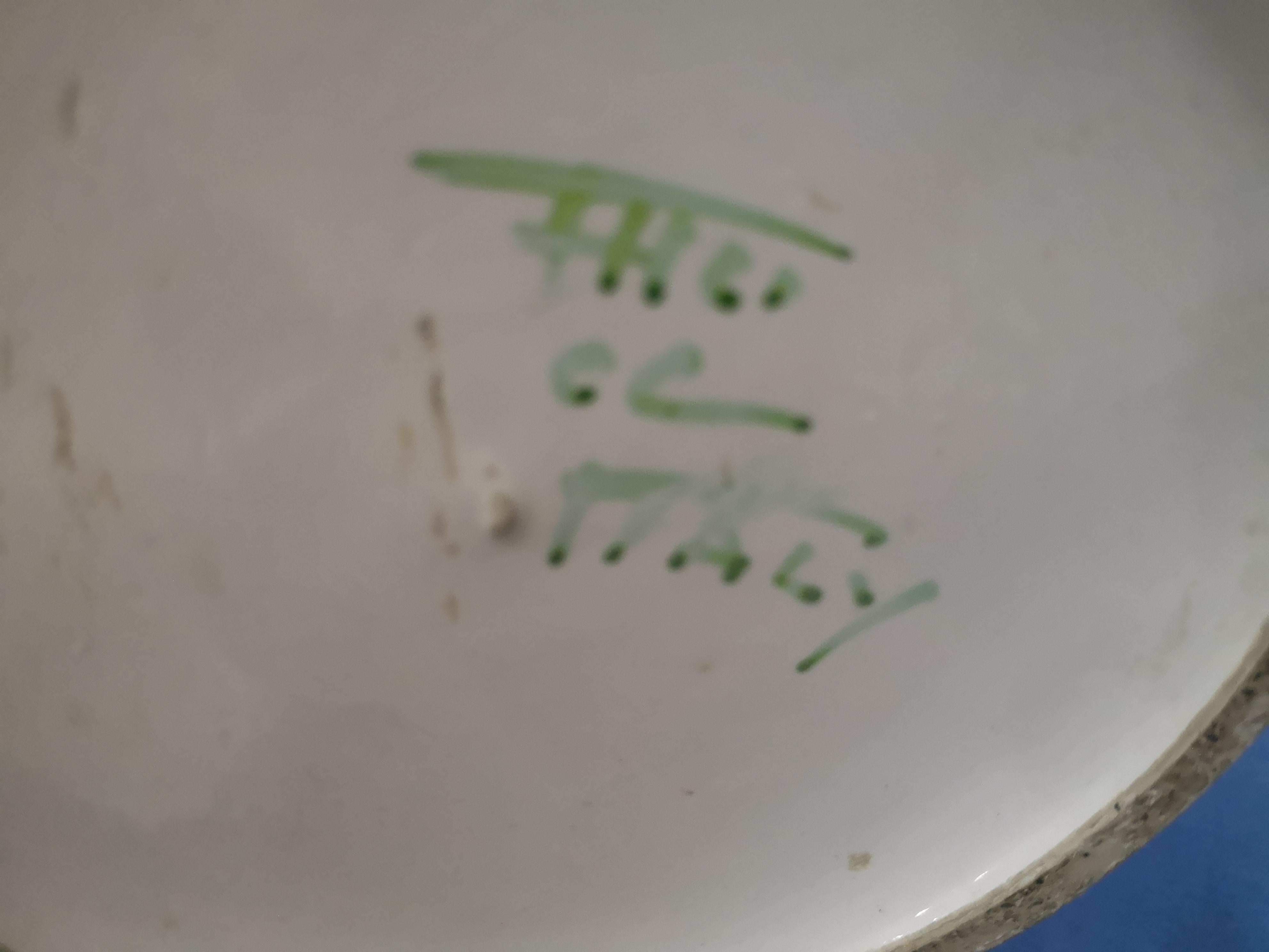 Italian ceramic vase H cm 36 - 1950s Adolfo Brunelli - Faci -Civita Castellana 3