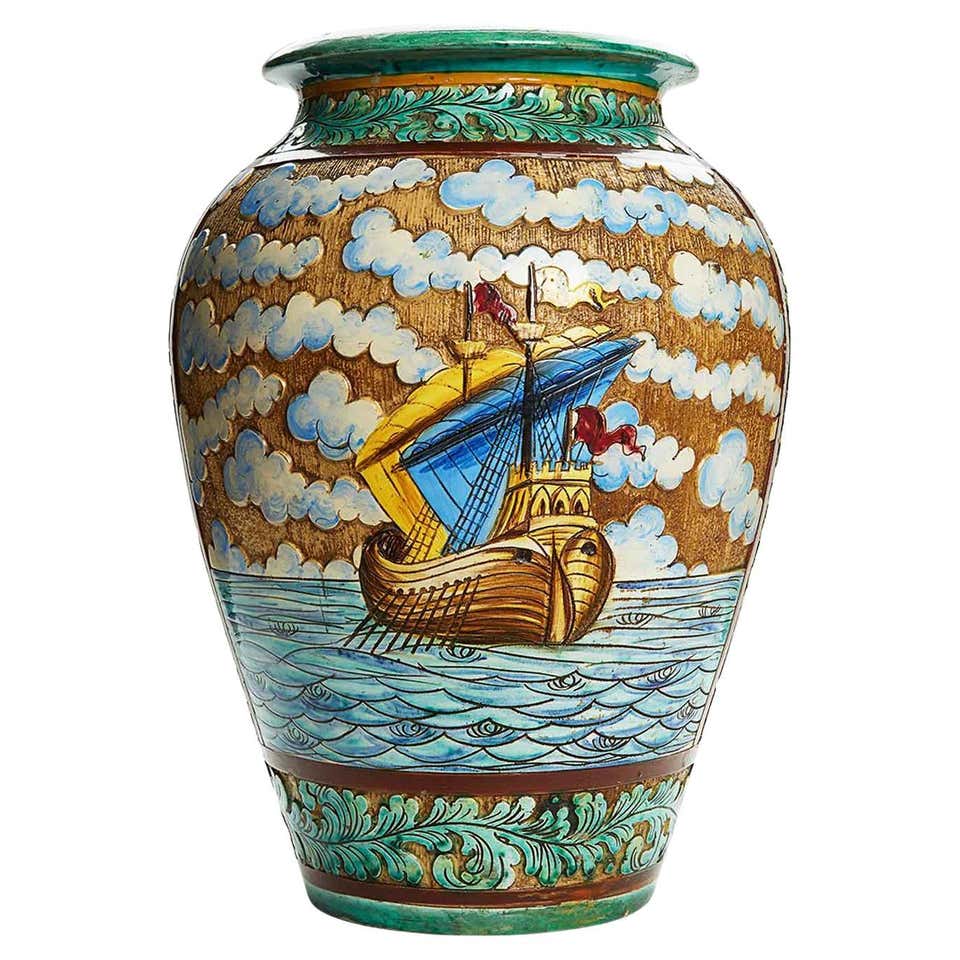 Large Ceramic Italian Vessel - 350 For Sale on 1stDibs
