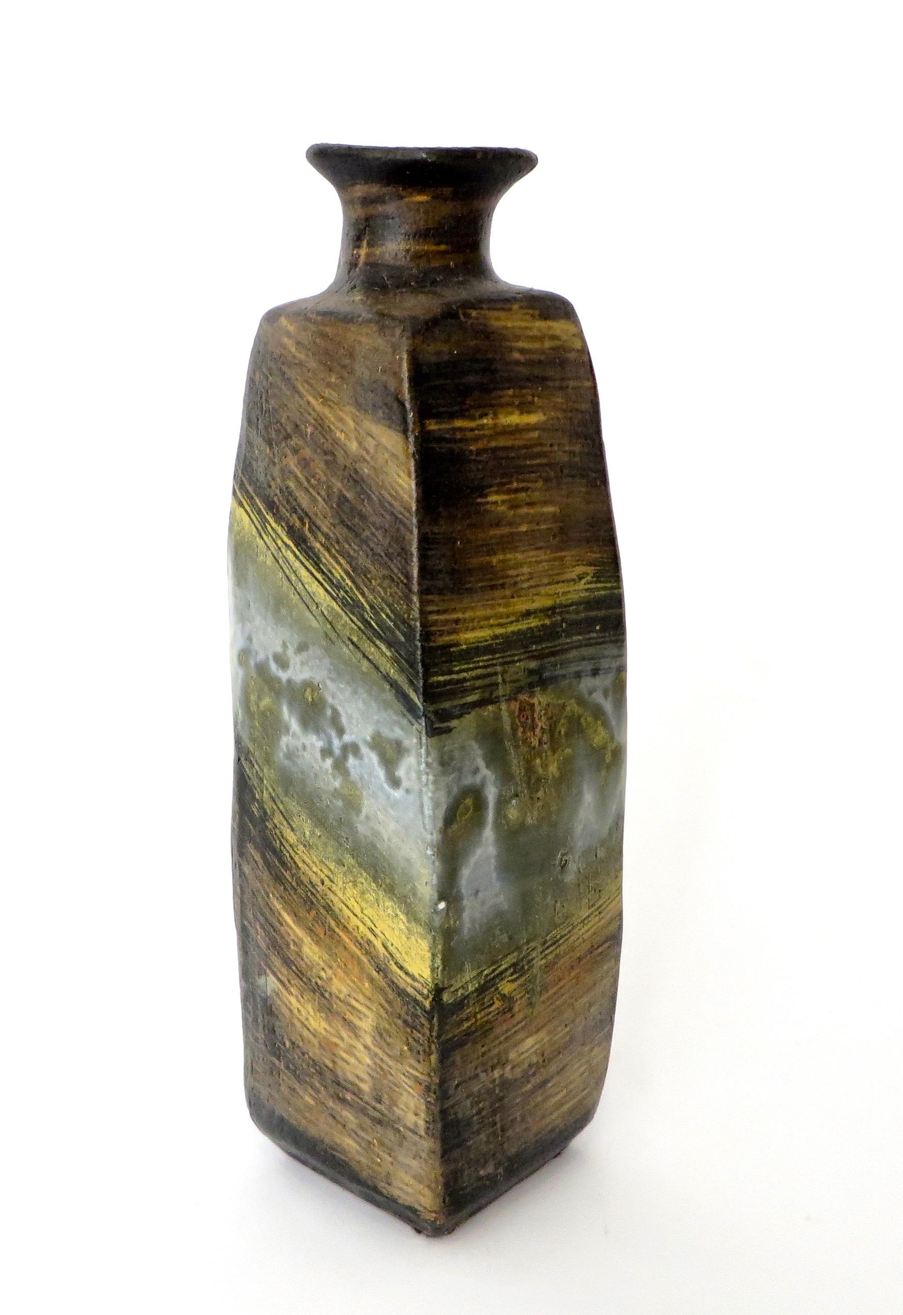 Italian Ceramic Vase or Bottle by Marcello Fantoni for Raymor 2