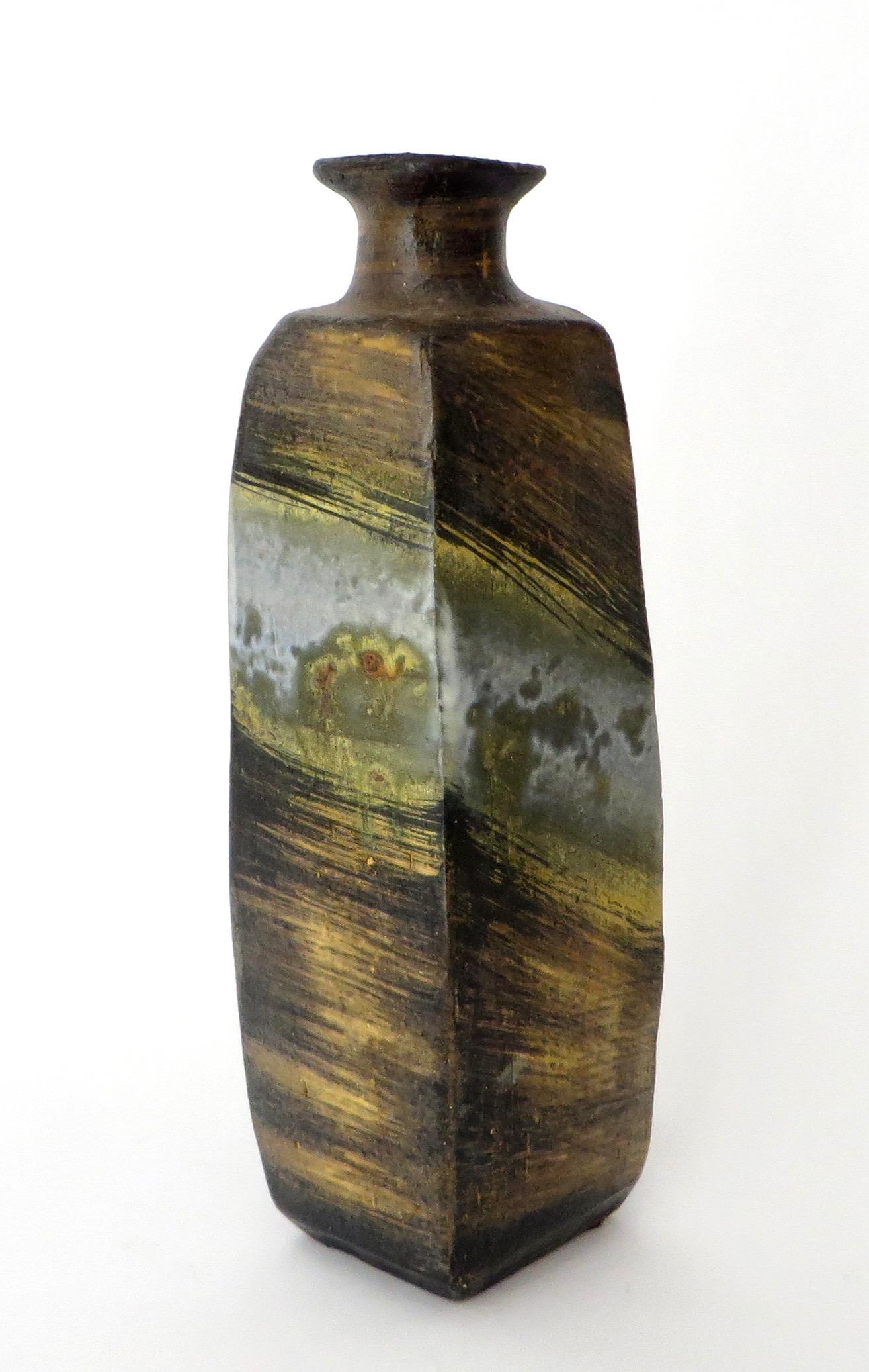 Italian Ceramic Vase or Bottle by Marcello Fantoni for Raymor 3