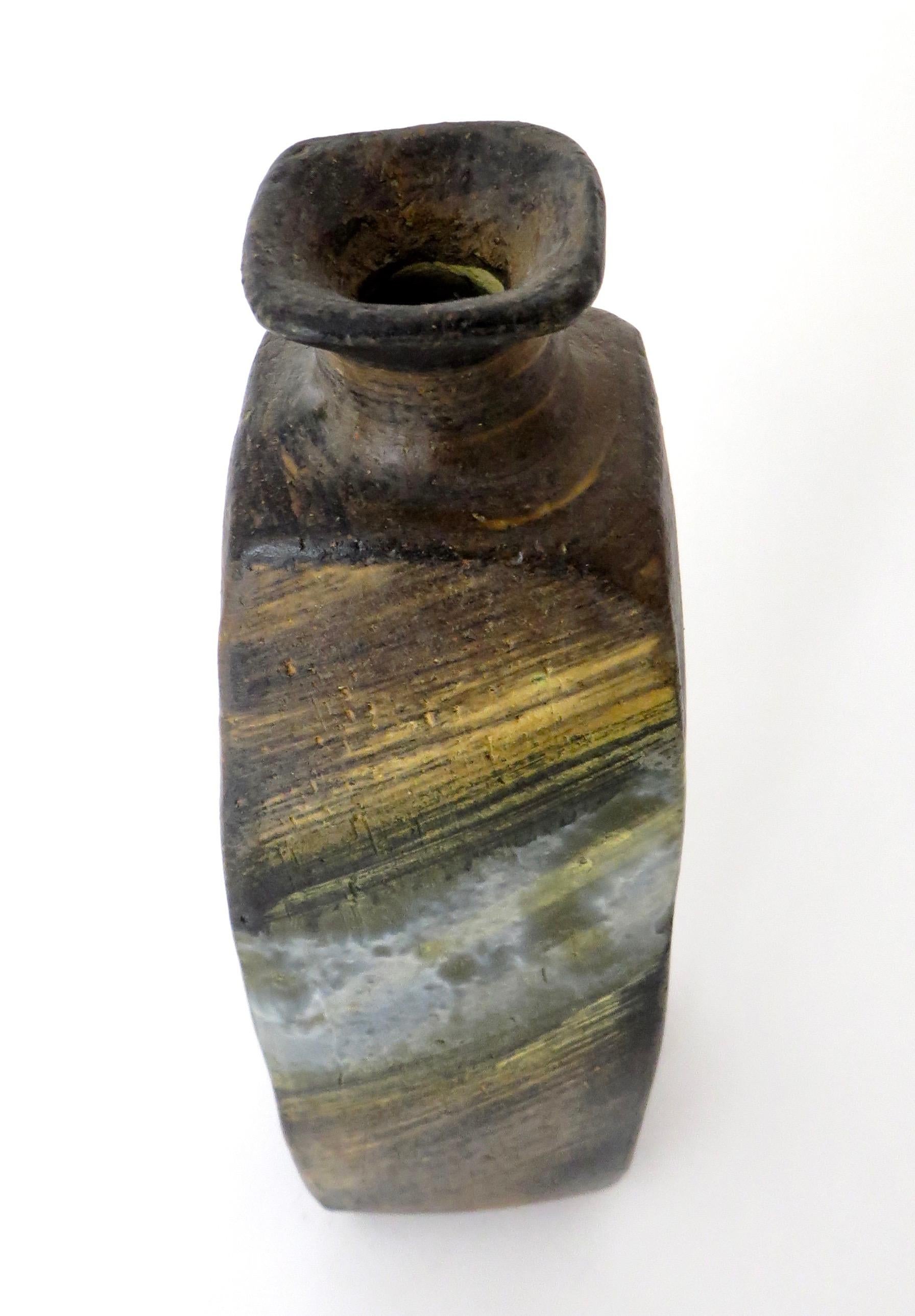 Italian Ceramic Vase or Bottle by Marcello Fantoni for Raymor 4