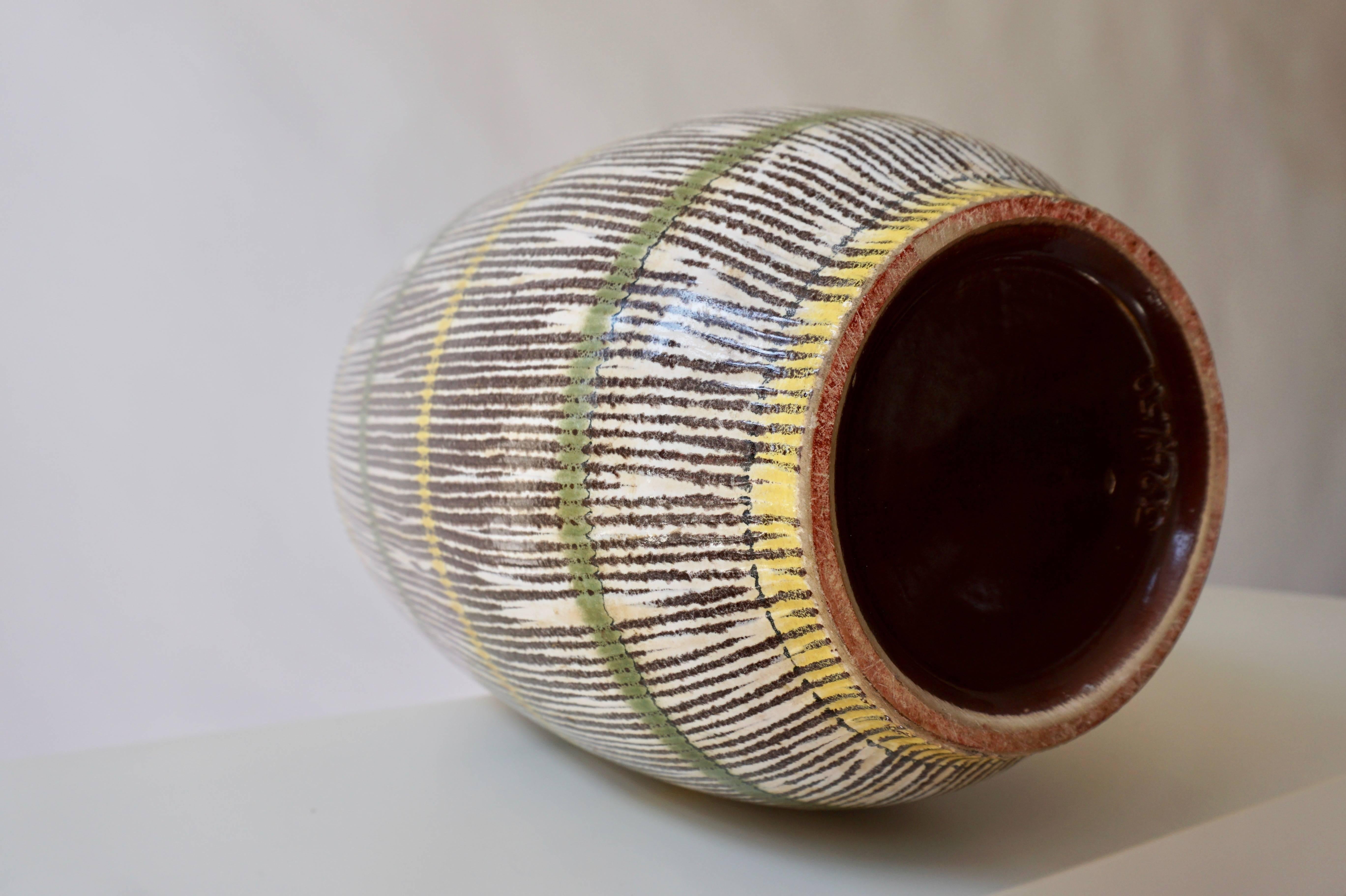 Italian Ceramic Vase or Urn For Sale 9