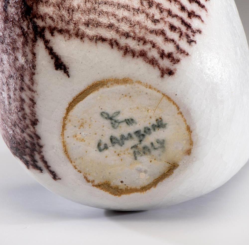 Italian Ceramic Vessel by Guido Gambone Moderno en venta