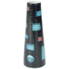 Italian Ceramics Vase Handmade, 1950s