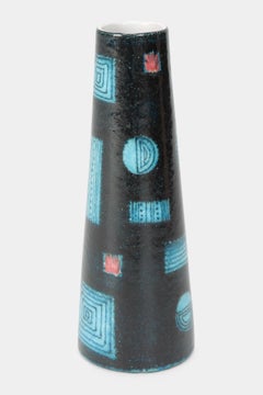 Italian Ceramics Vase Handmade, 1950s