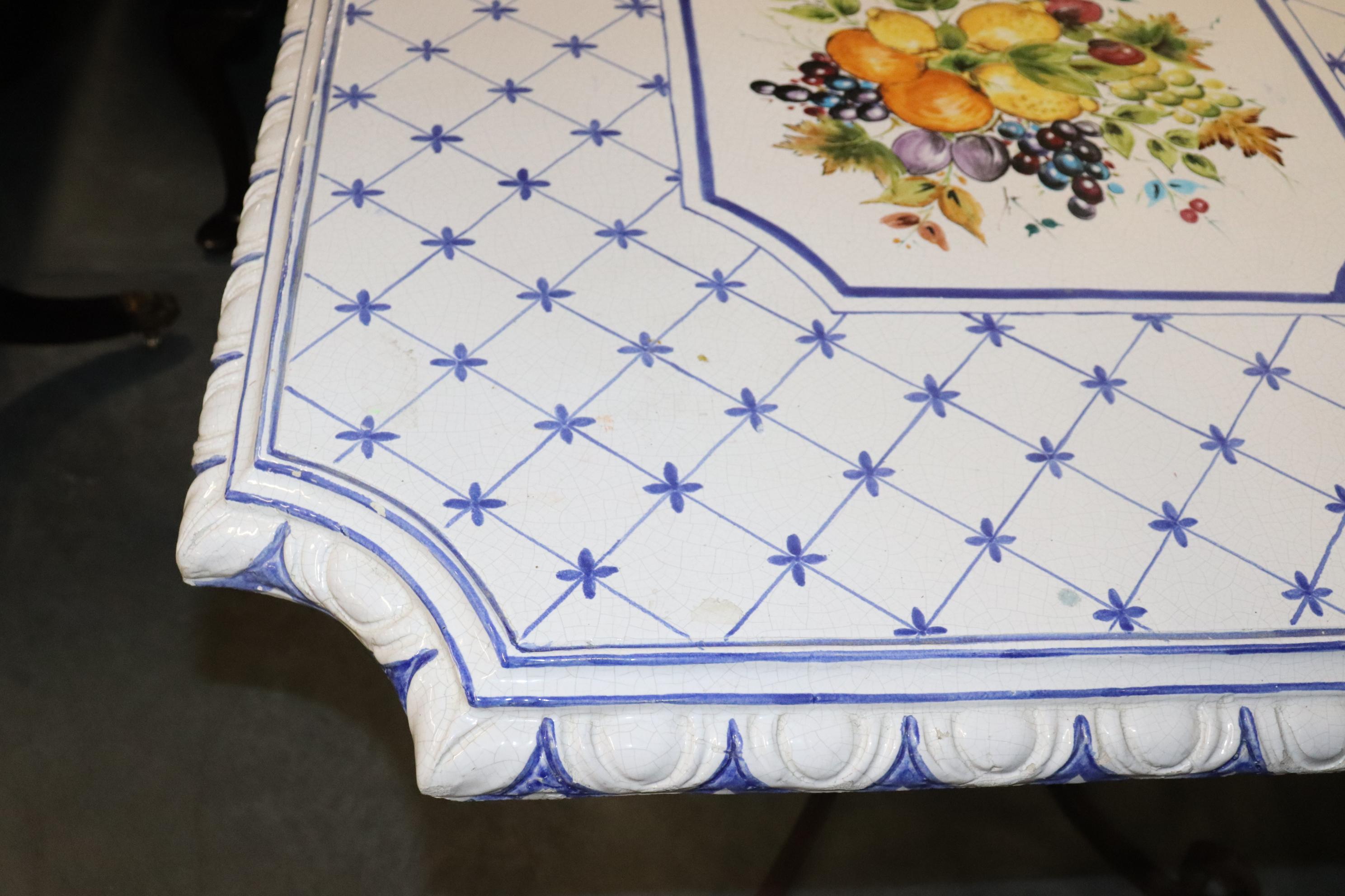 antique metal top kitchen table