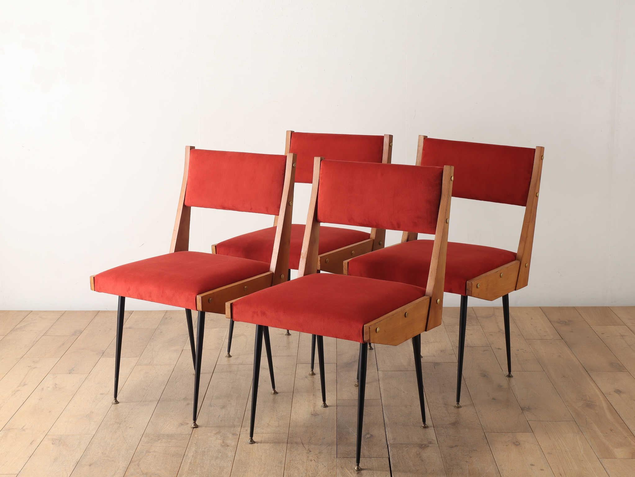 Mid-Century Modern Italian Chair 1960's For Sale