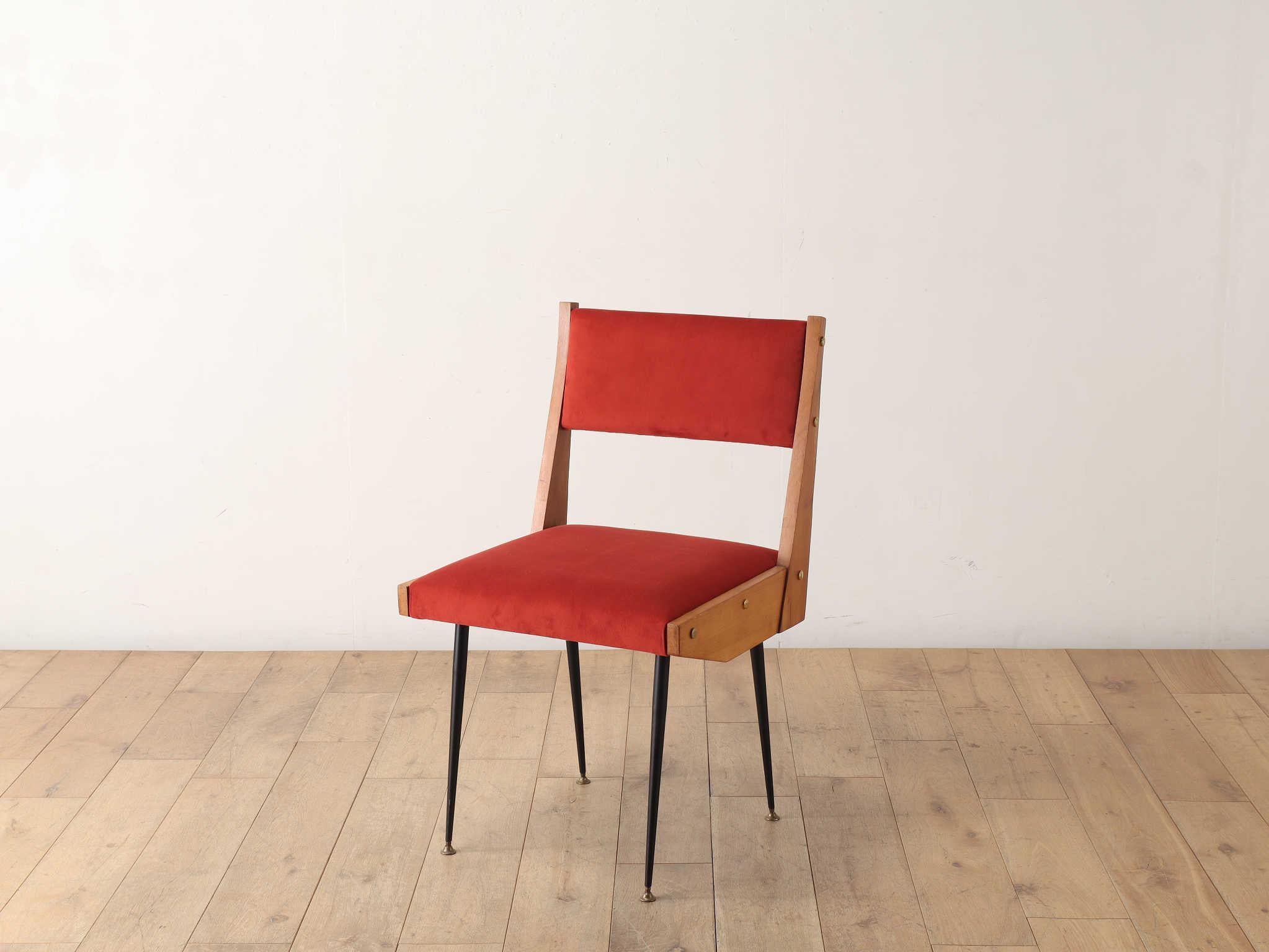 Italian Chair 1960's In Good Condition For Sale In Shibuya-ku, 13