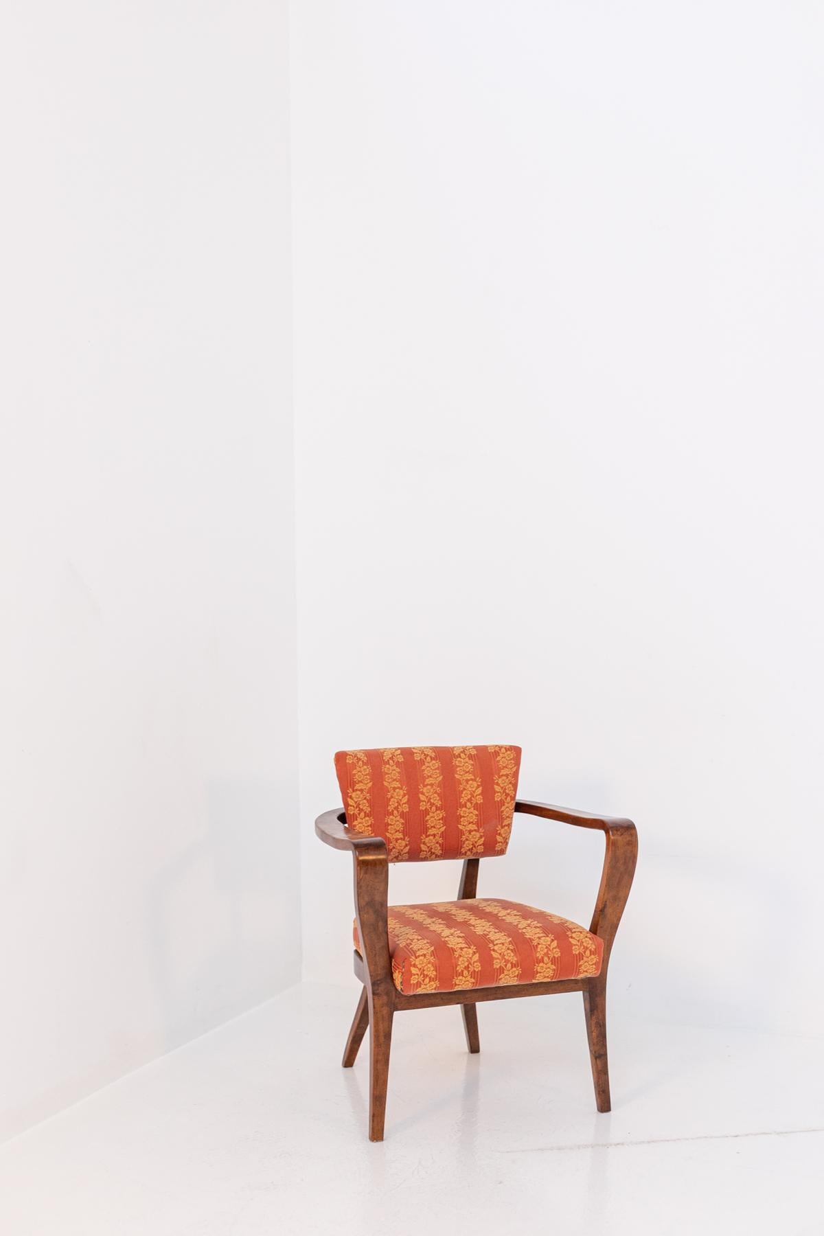 Mid-Century Modern Italian Chair designed by Gio Ponti for Gastone Rinaldi, Published