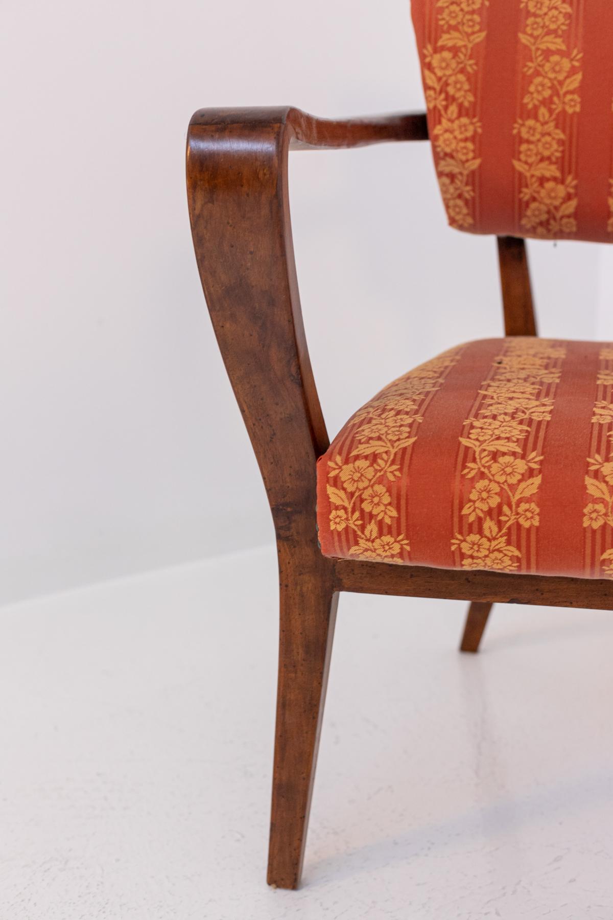Italian Chair designed by Gio Ponti for Gastone Rinaldi, Published 2