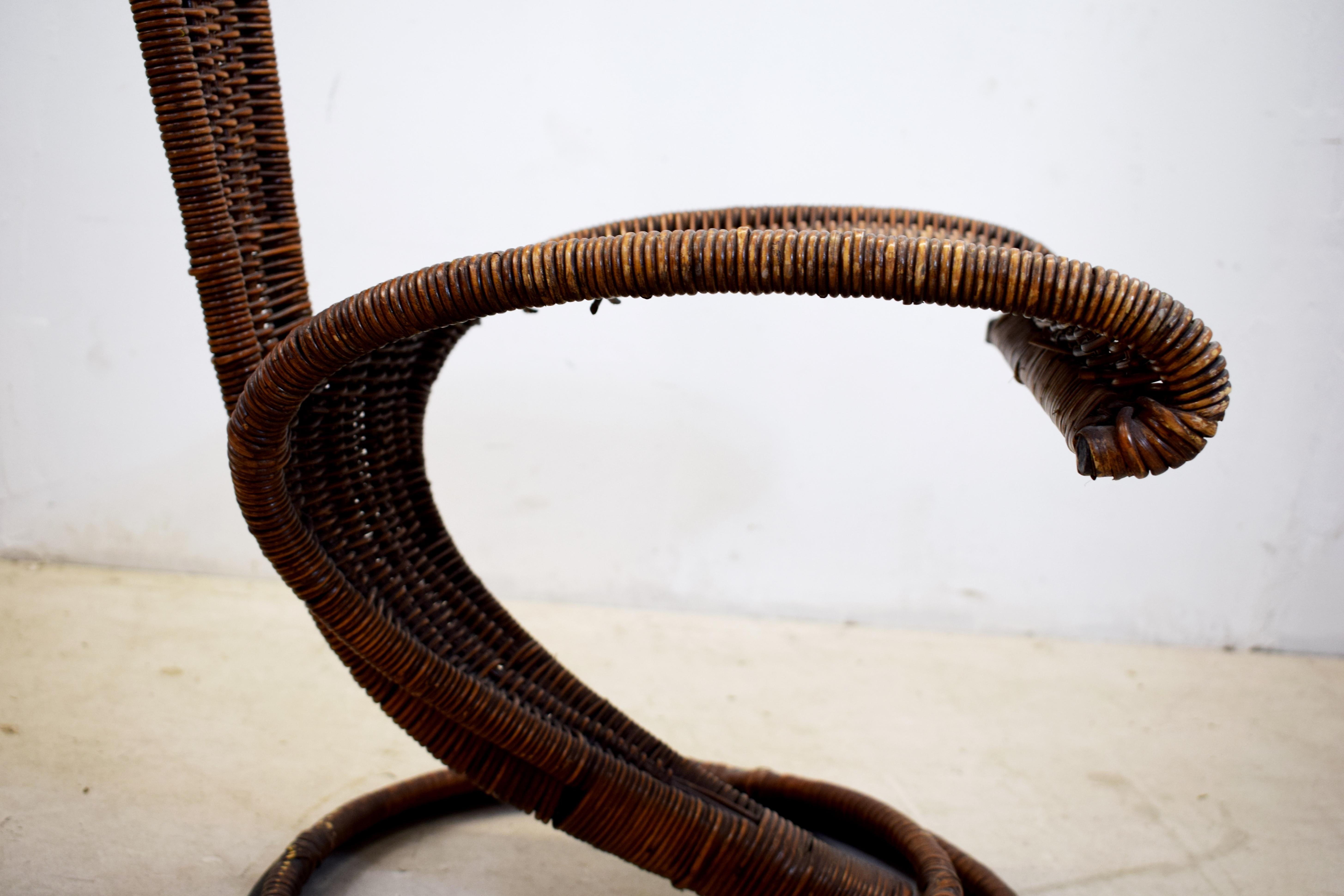 Metal Italian Chair by Marzio Cecchi Attributed, 1960s For Sale