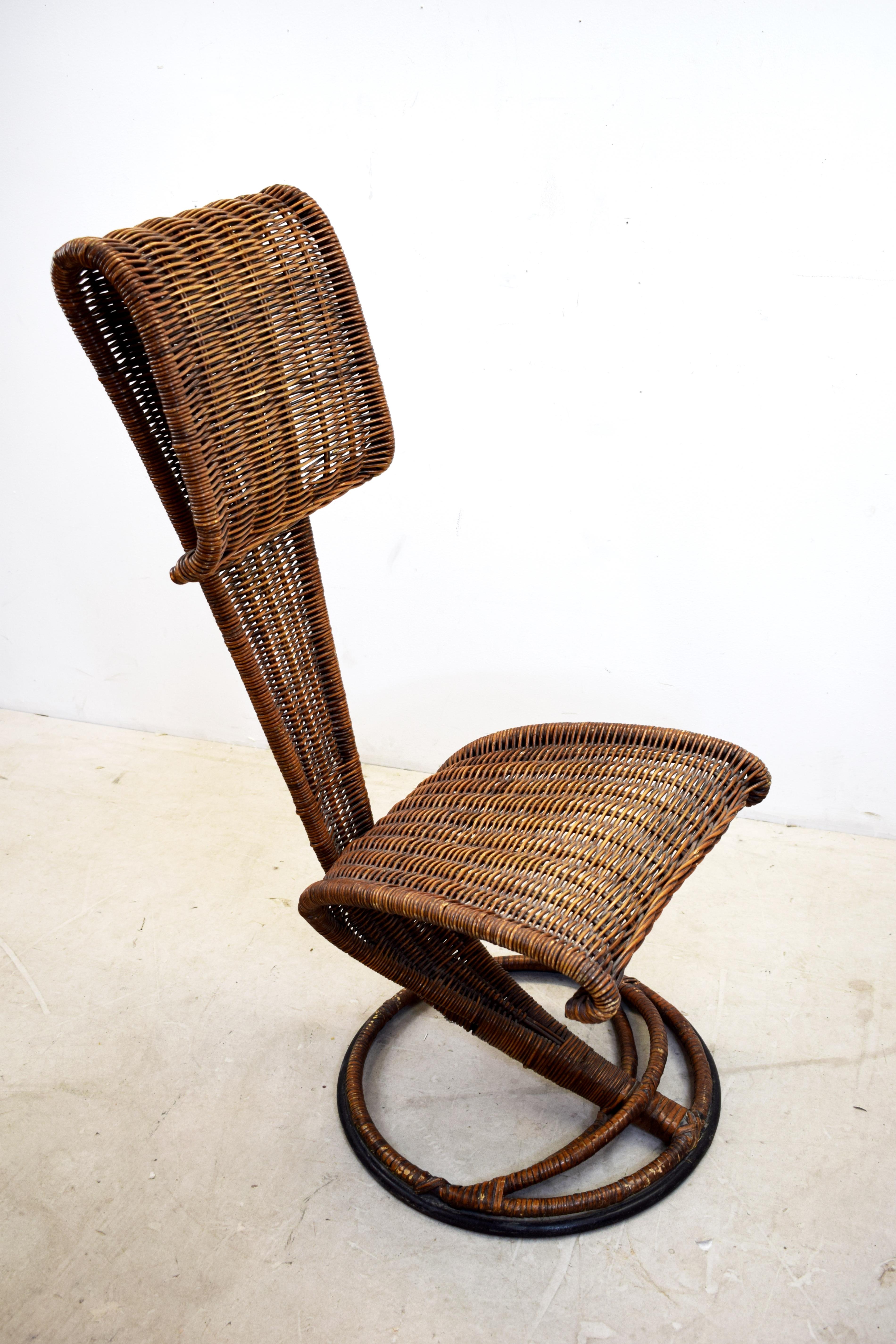 Italian Chair by Marzio Cecchi Attributed, 1960s For Sale 1