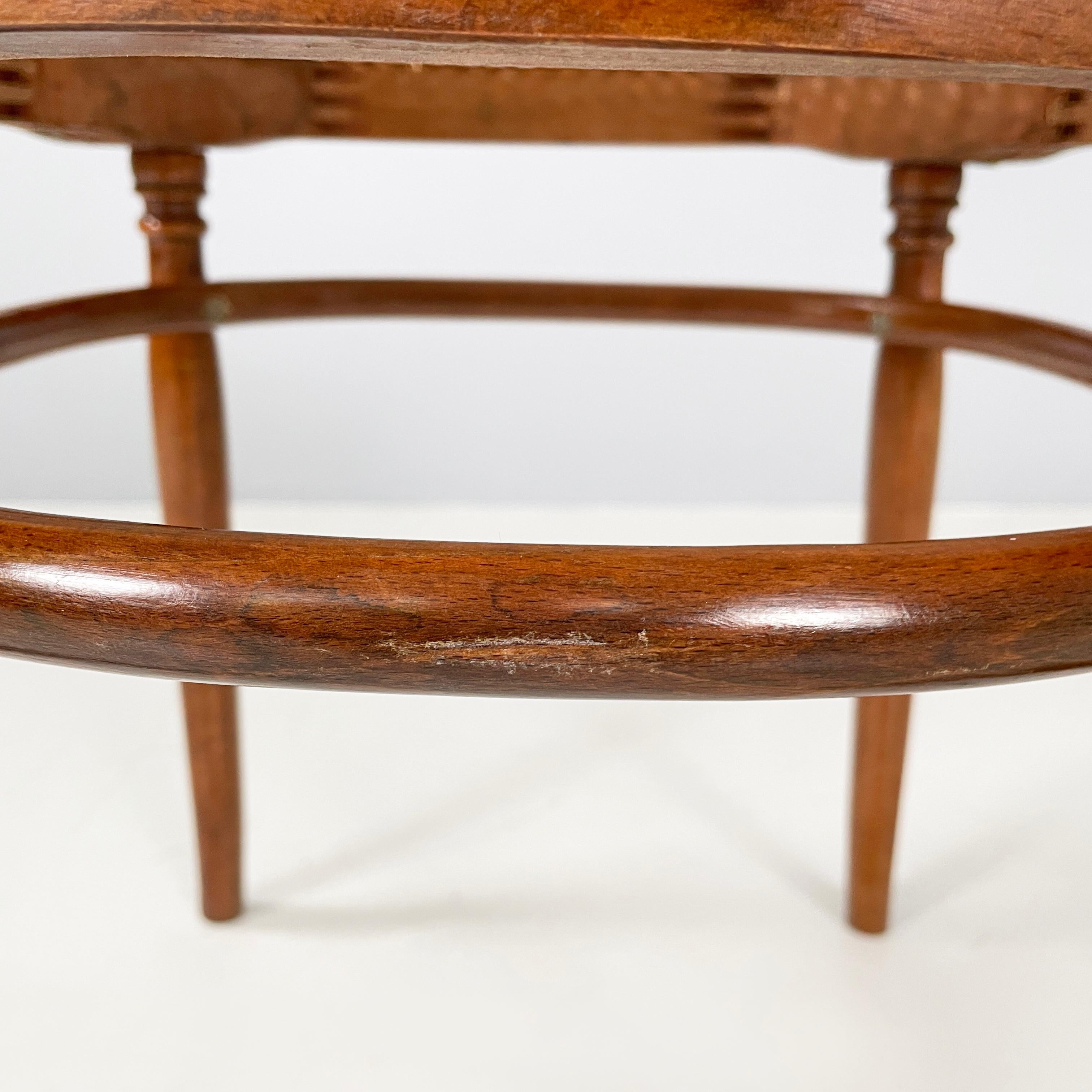 Italian Chair in straw and wood, 1900-1950s For Sale 10
