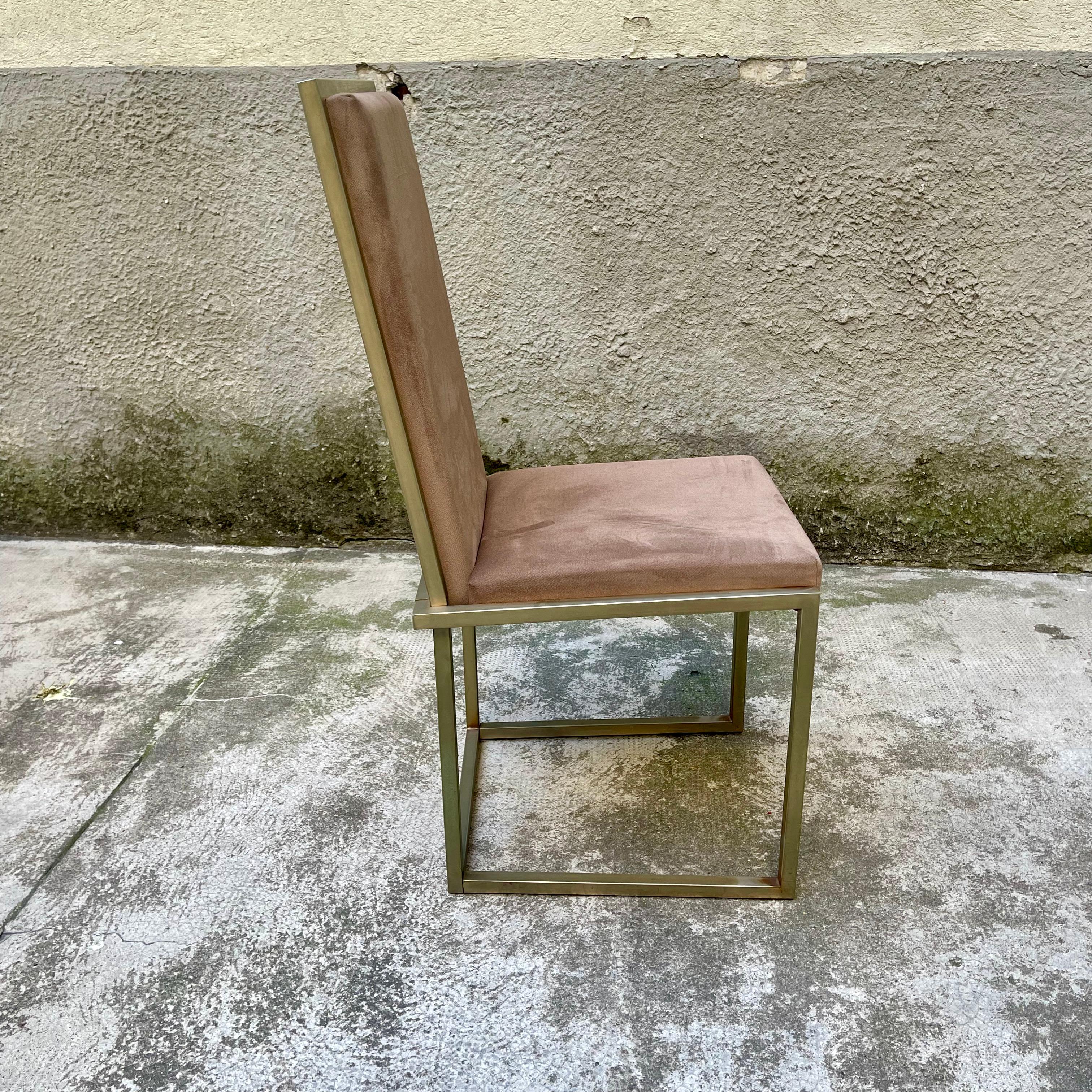 Mid-Century Modern Italian Chairs - 1980s - Set of 4 For Sale
