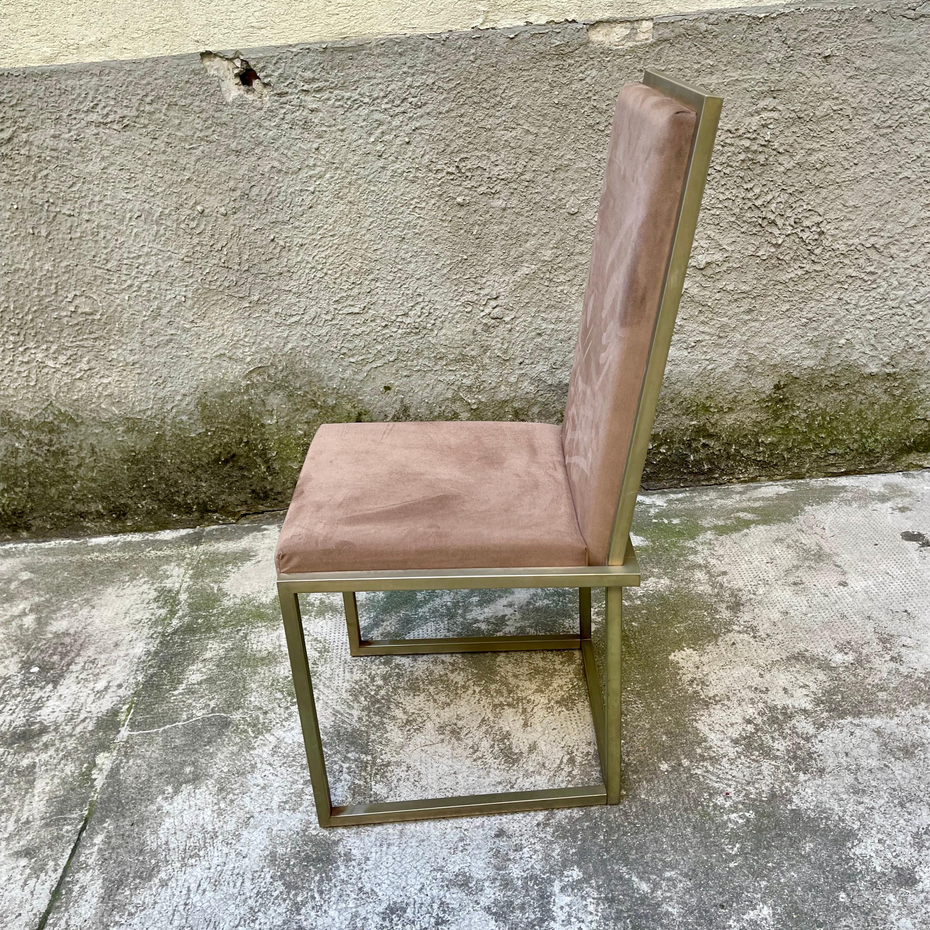 Chaises italiennes - 1980 - Lot de 4 Bon état - En vente à Milano, IT