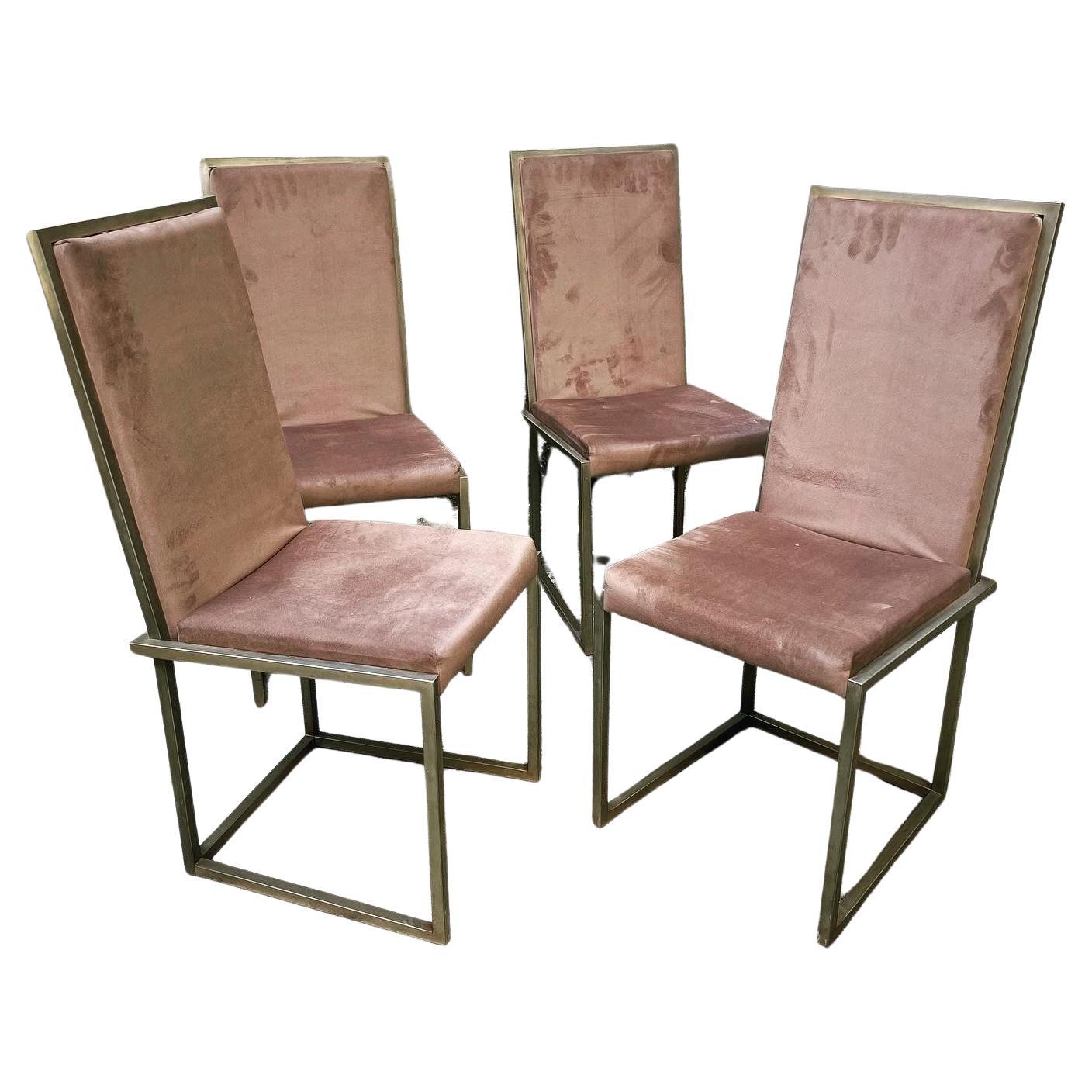 Italian Chairs - 1980s - Set of 4 For Sale
