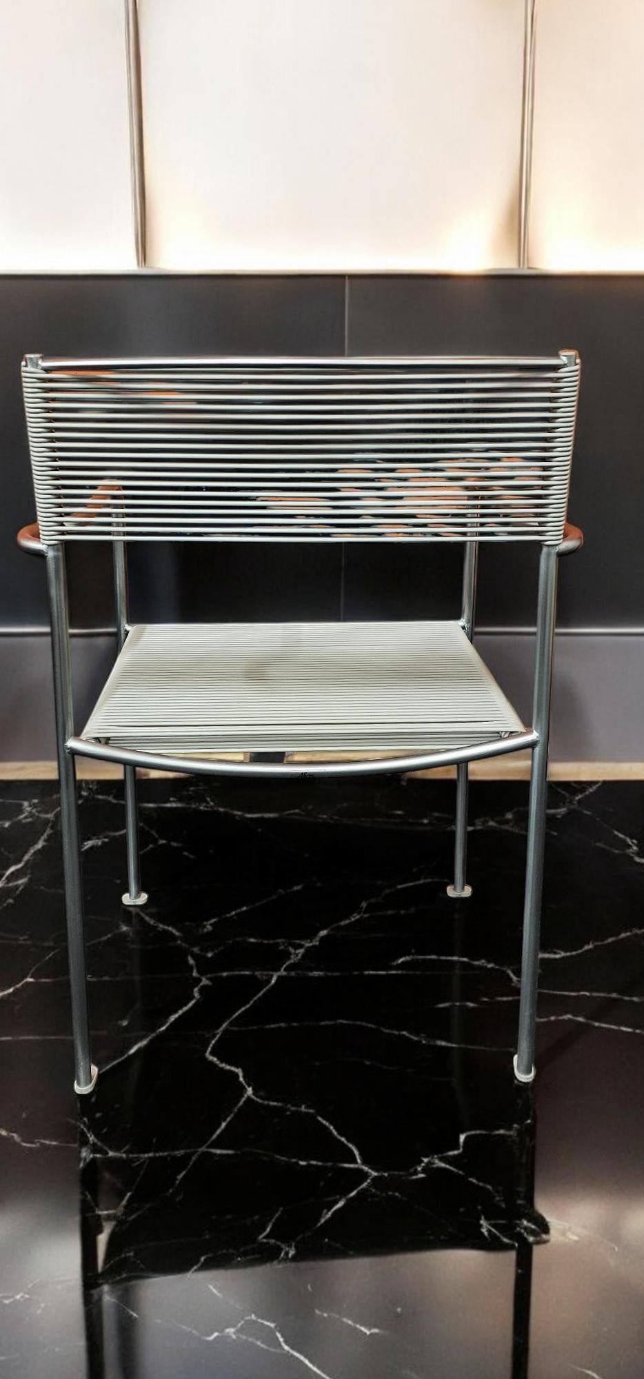 Italian Chairs Alias 201 Green PVC, set of six, by Giandomenico Belotti, 2012 In Good Condition In Traversetolo, IT