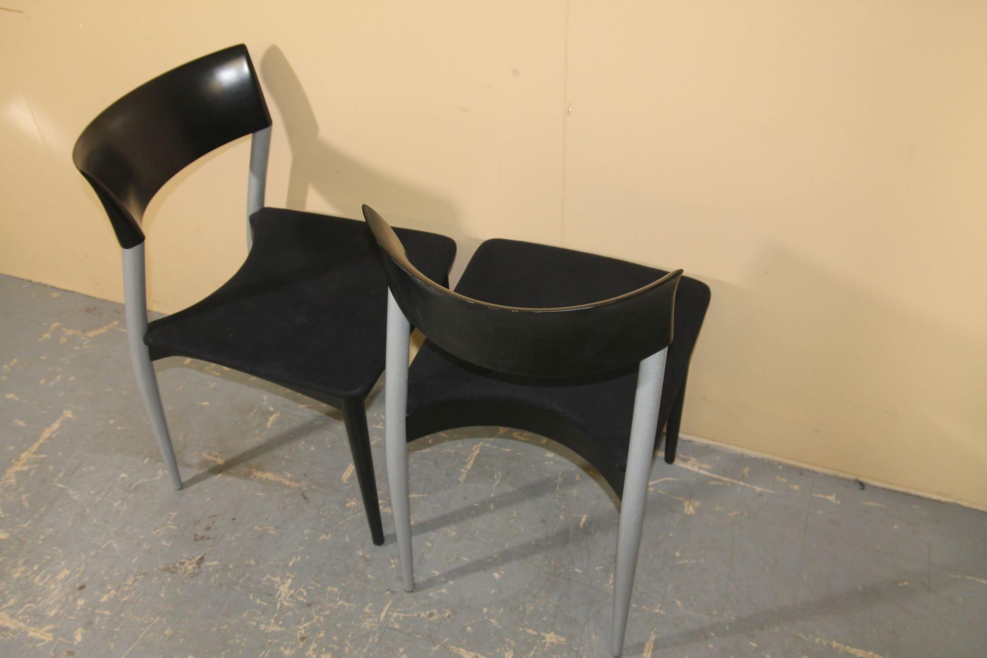 Wood Italian chairs by Potocco For Sale