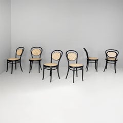 Italian chairs in straw and wood for Sautto e Liberale, 1930s