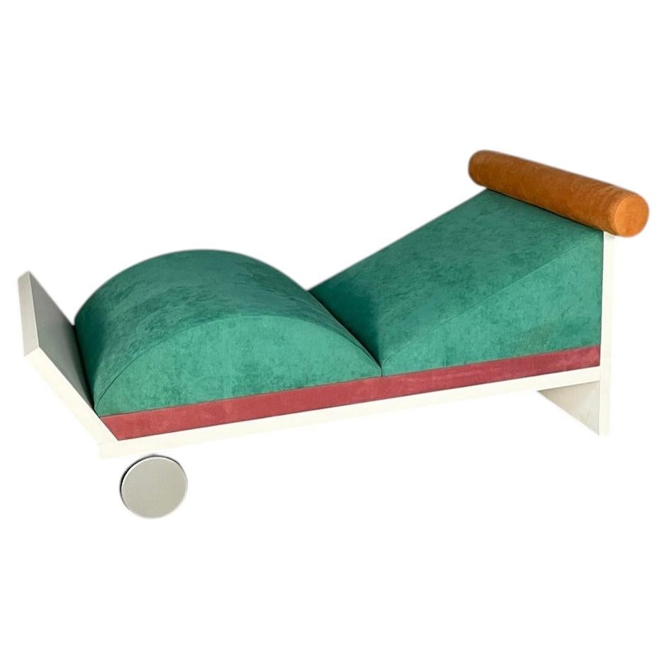 Italian chaise longue Juan by Marco Panini for Memphis, 1987