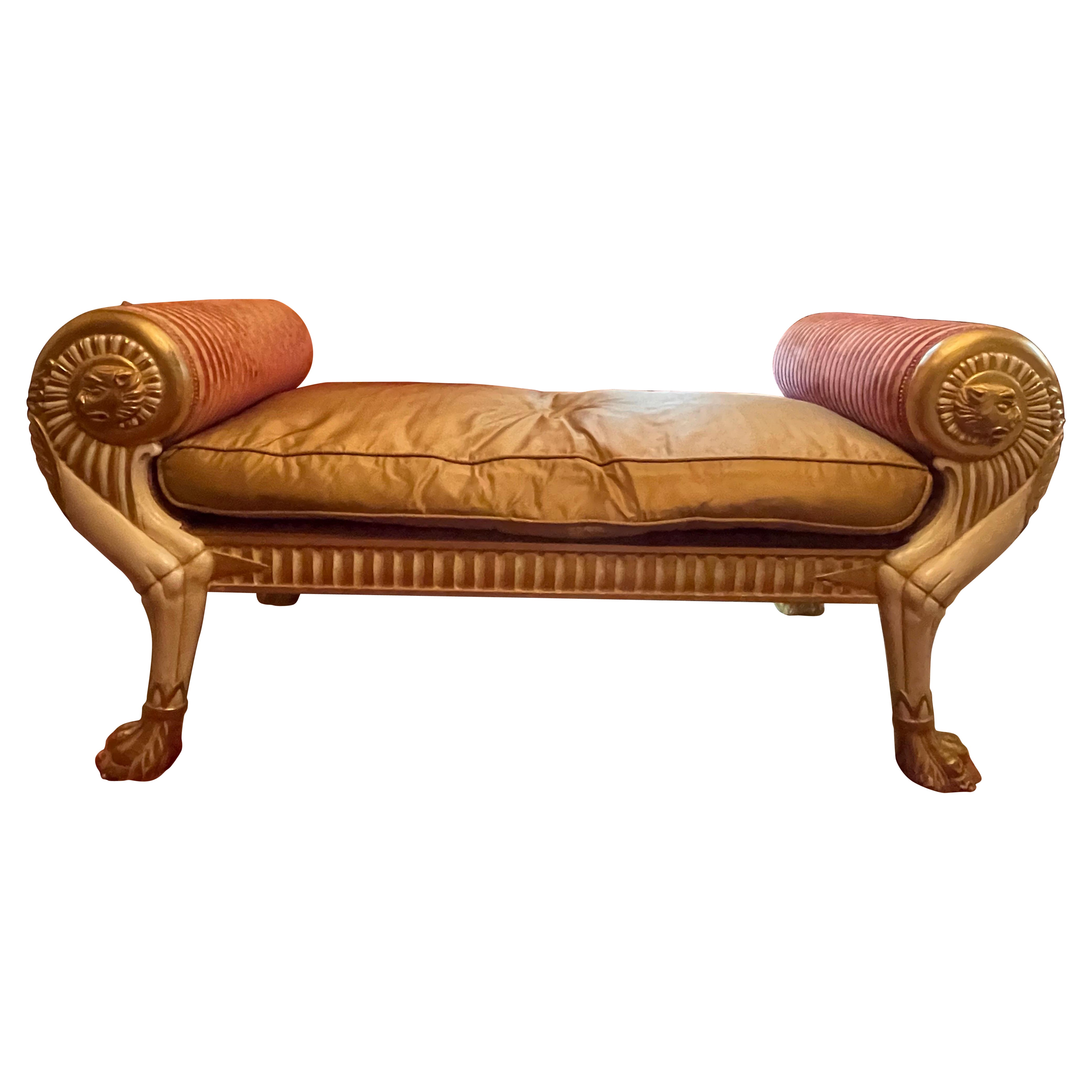 Italian Chaise Longue silk