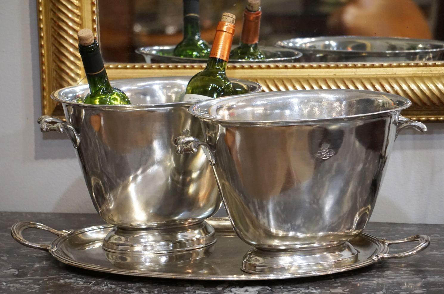 Italian Champagne Bucket or Wine Cooler from the Collezione Italia Navigazione In Good Condition For Sale In Austin, TX