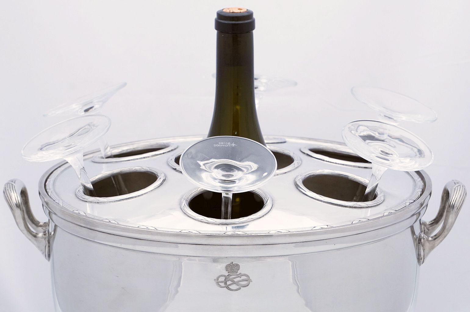 Italienisches Champagnerservice für sechs Personen aus der Collezione Italia Navigazione im Angebot 8
