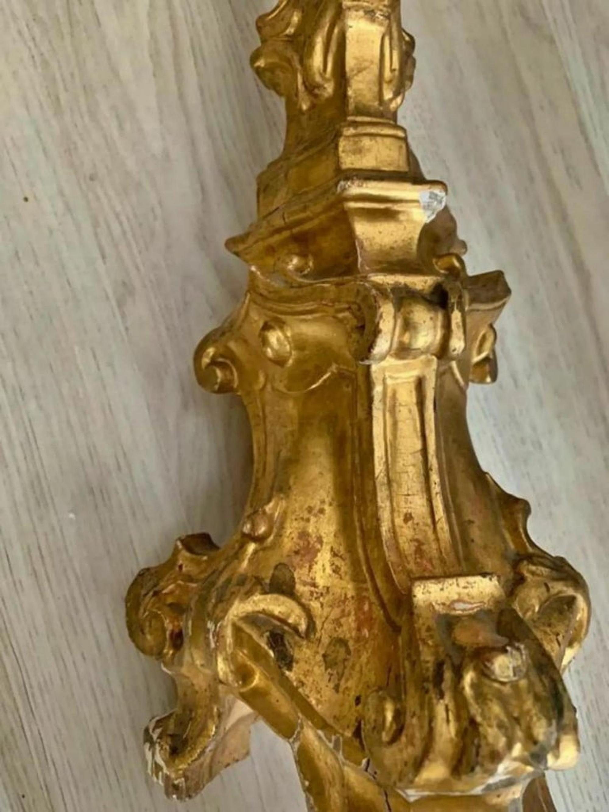 Hand-Crafted Italian Chandelier, 18th Century For Sale