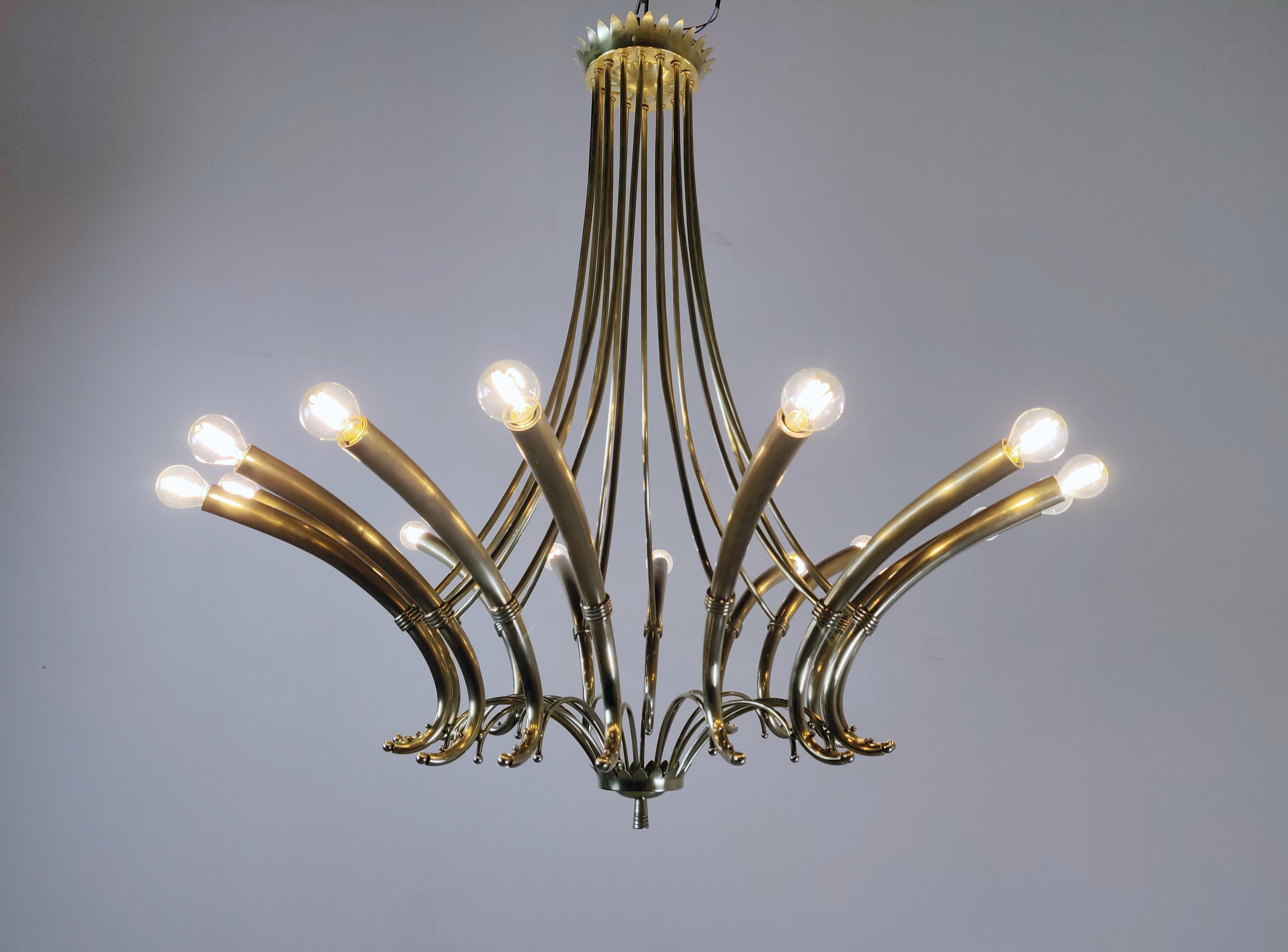 Mid-Century Modern Lustre italien The Modernity, années 1950 en vente