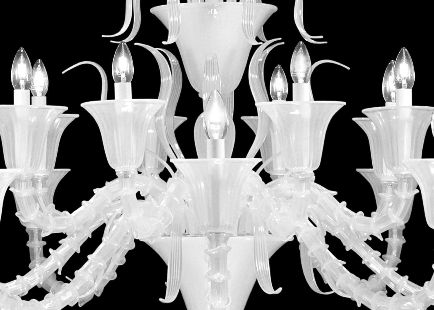 Blown Glass Italian Chandelier 6 arms Dark Smoky Quartz Murano Glass by Multiforme For Sale