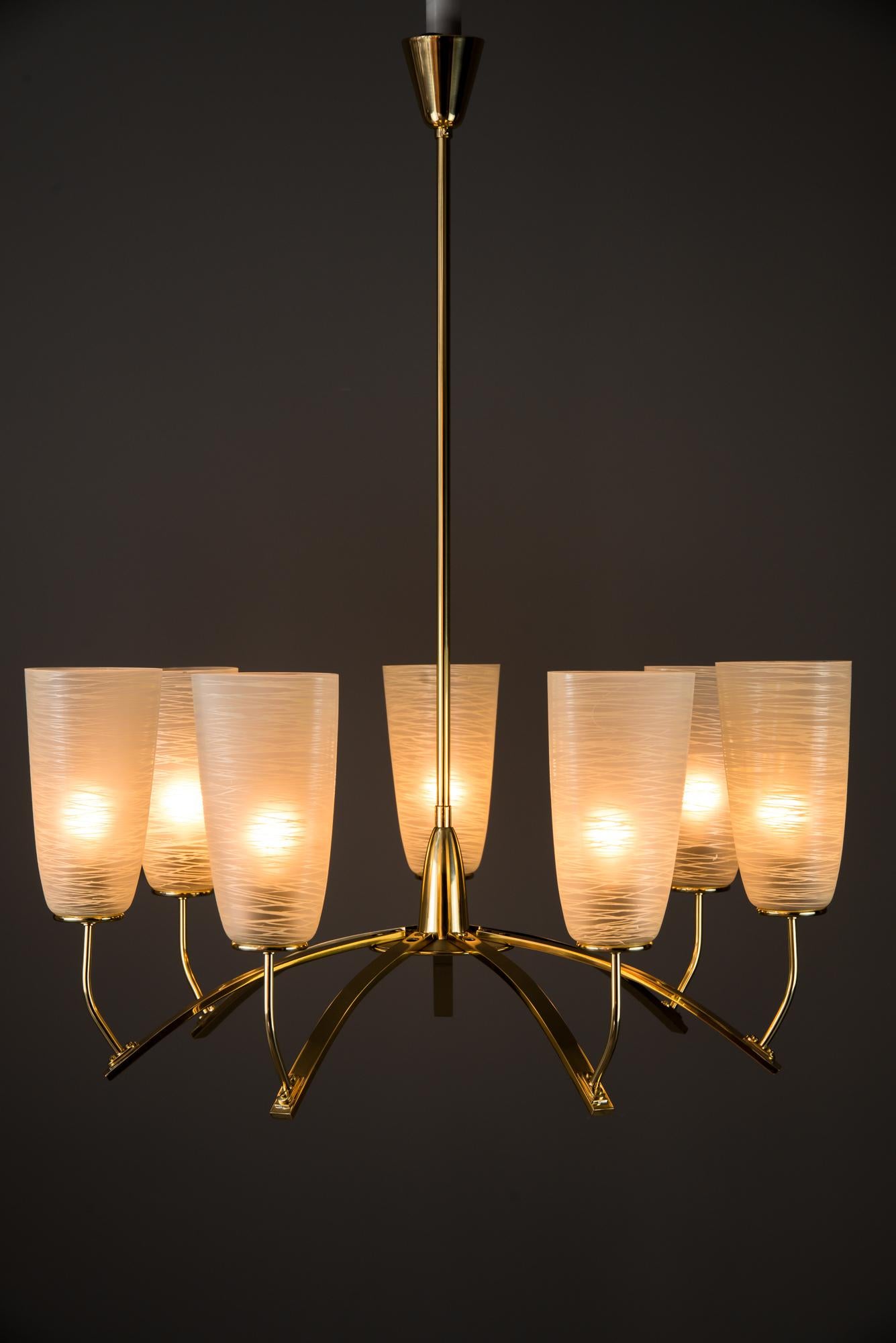 Italian Chandelier, circa 1960s For Sale 6