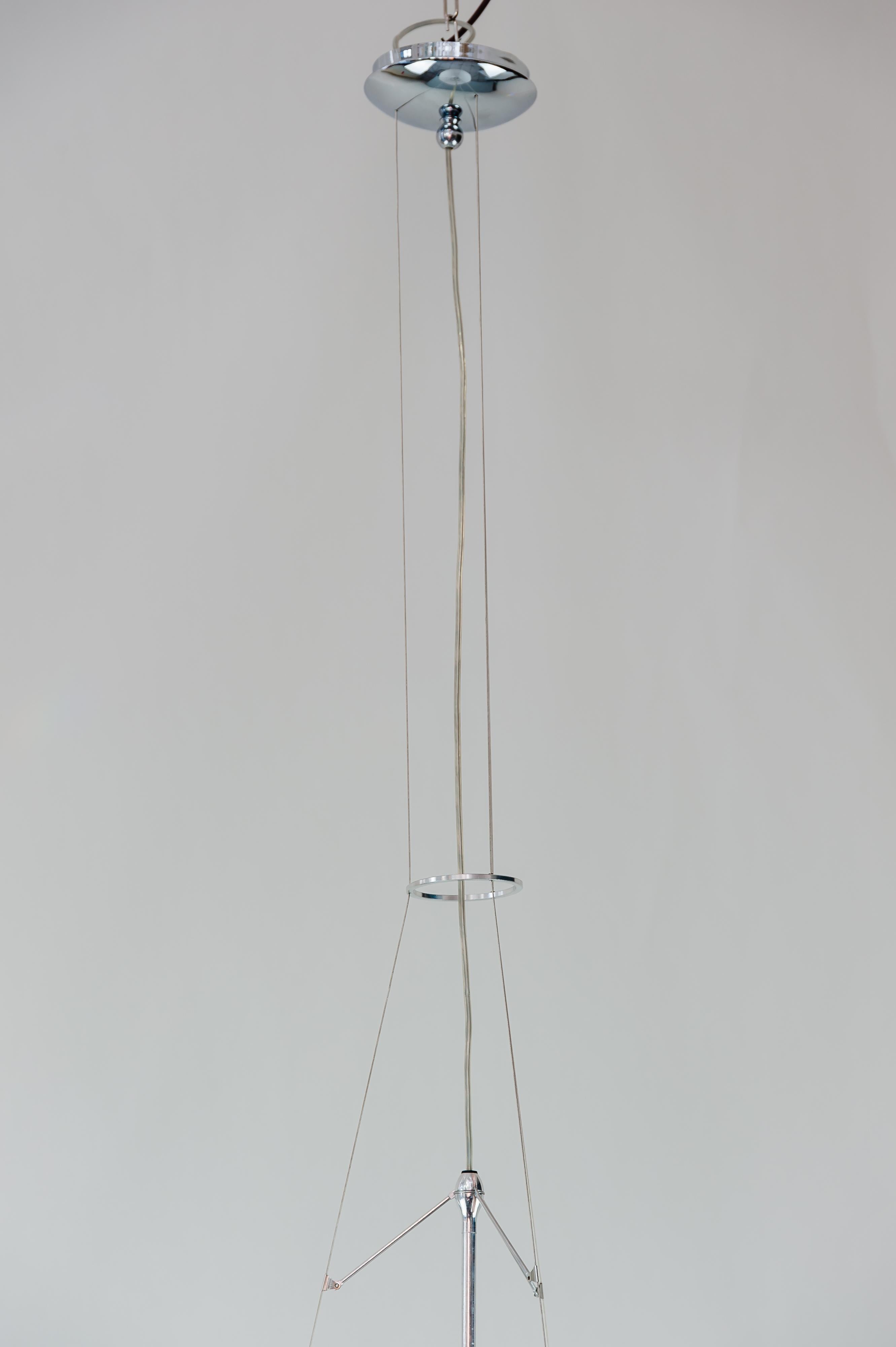 Mid-Century Modern Italian Chandelier around 1970s For Sale