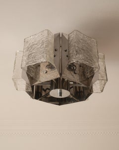 Italian chandelier attributed to A.V. Mazzega, Murano, c. 1960s.