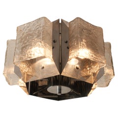 Italian chandelier attributed to A.V. Mazzega, Murano, c. 1960s.