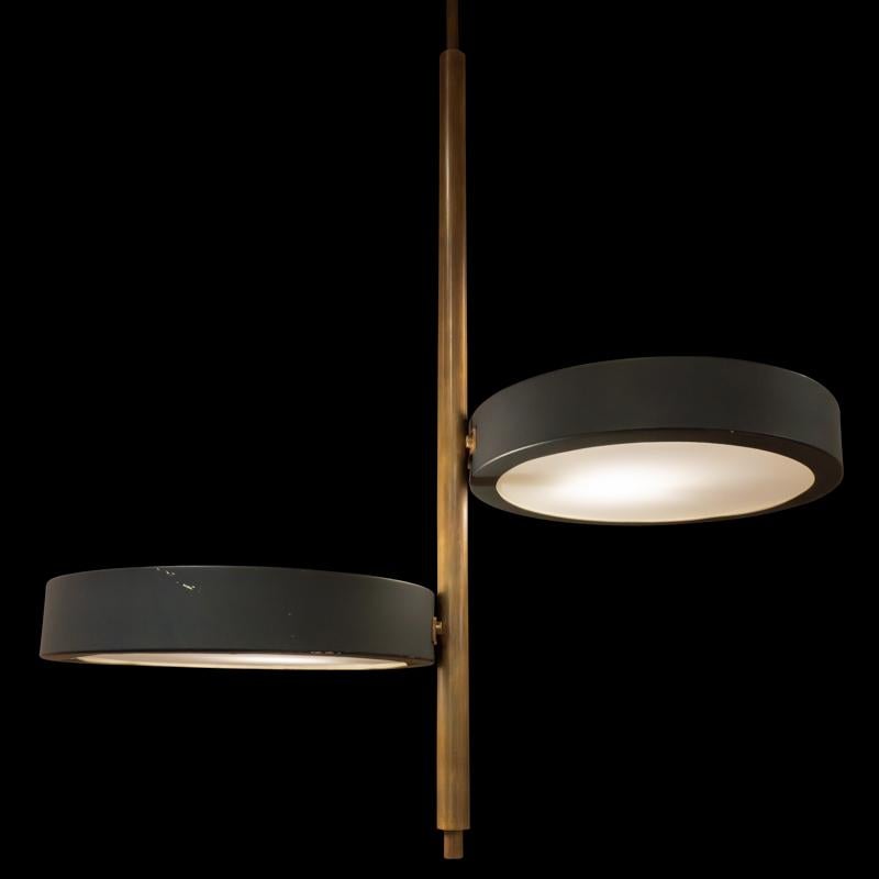 Italian chandelier by Bruno Gatta for Stilnovo 1960 For Sale 1
