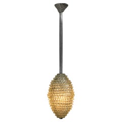 Italian chandelier by Ercole Barovier from the 30's in Murano glass Italian chandelier by Ercole Barovier from the 30's in Murano glass