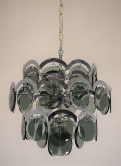 Italian Chandelier by Gino Vistosi, 1960s
