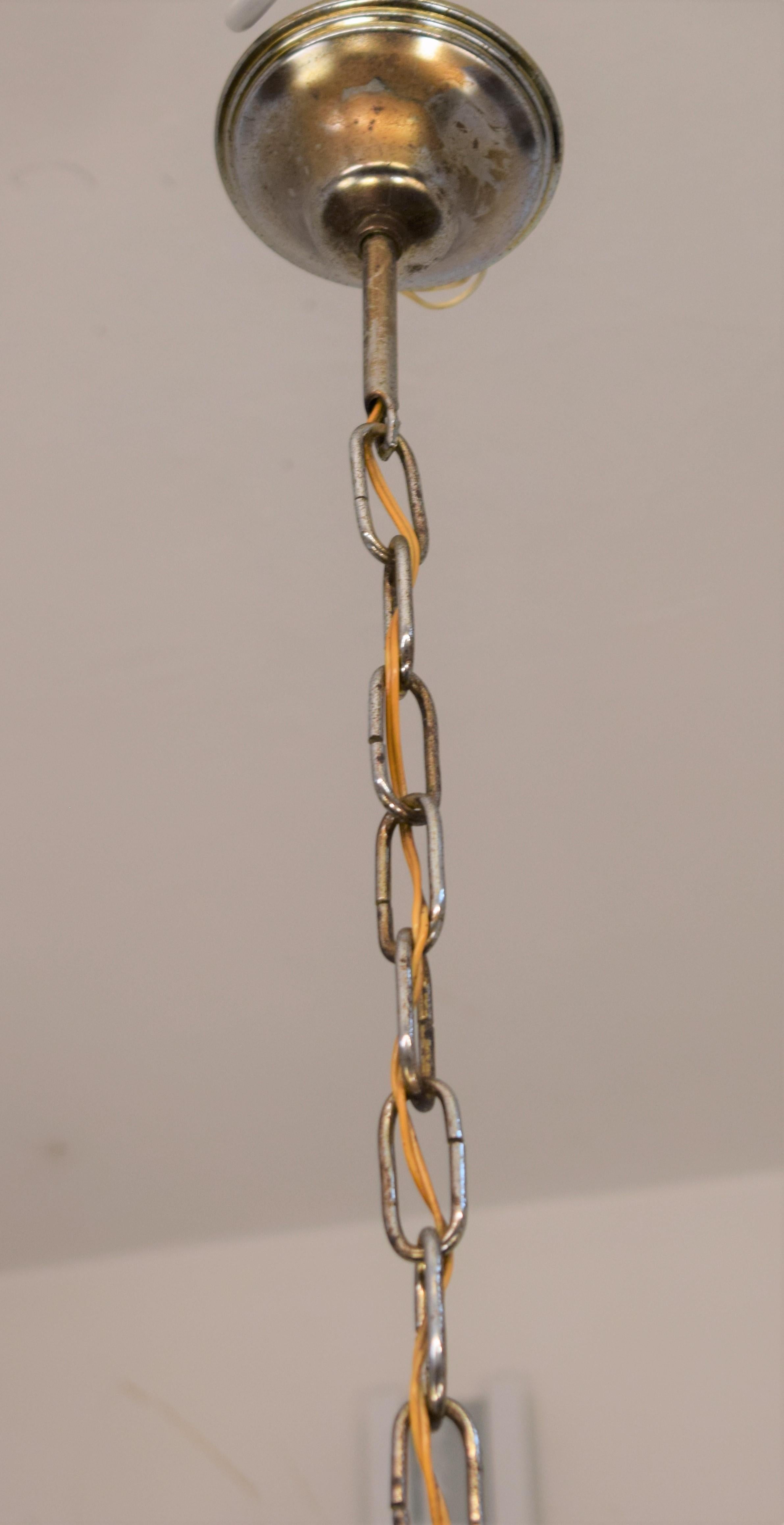 Acier Lustre italien de Gino Vistosi, années 1960 en vente
