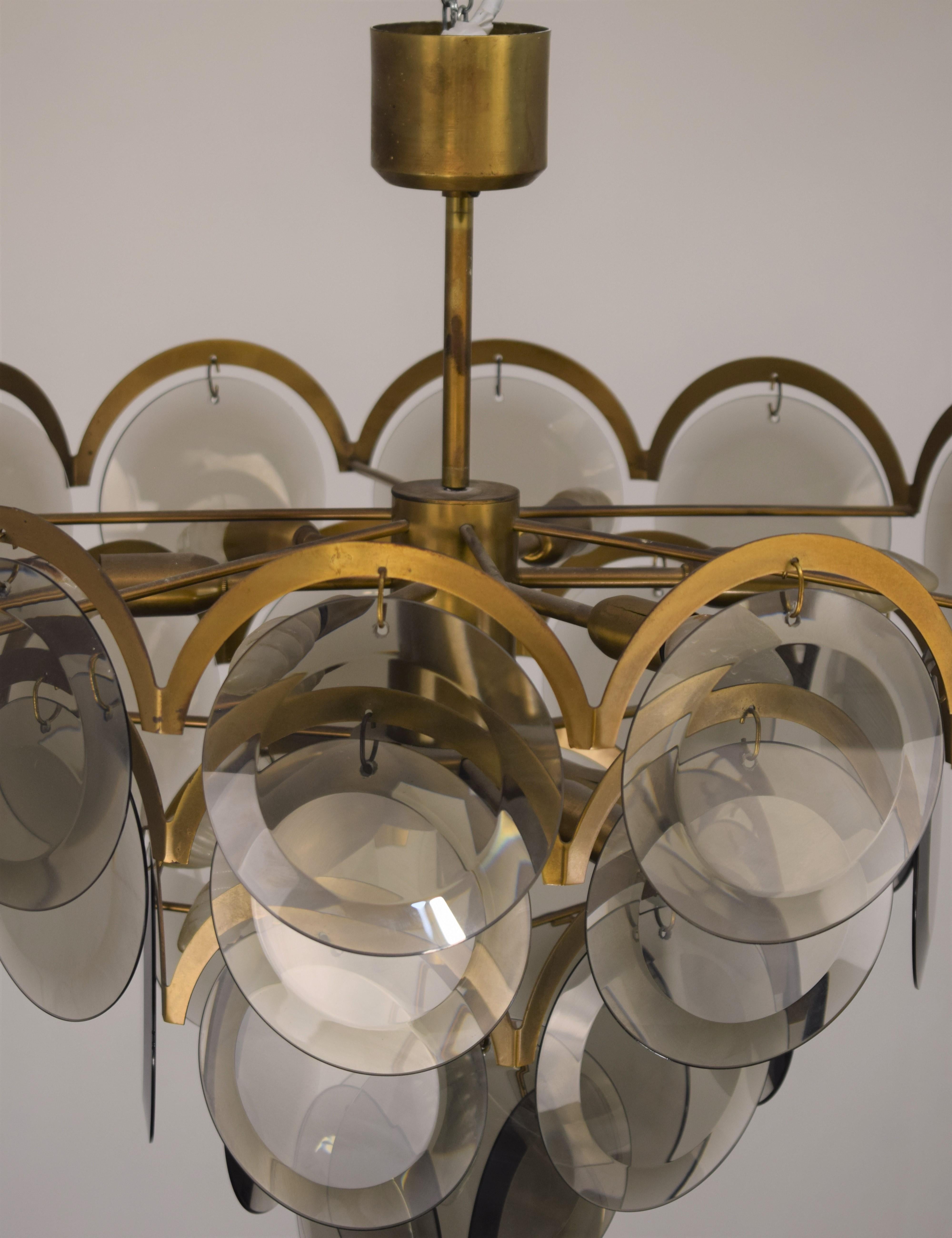 Italian chandelier by Gino Vistosi, 1960s 2