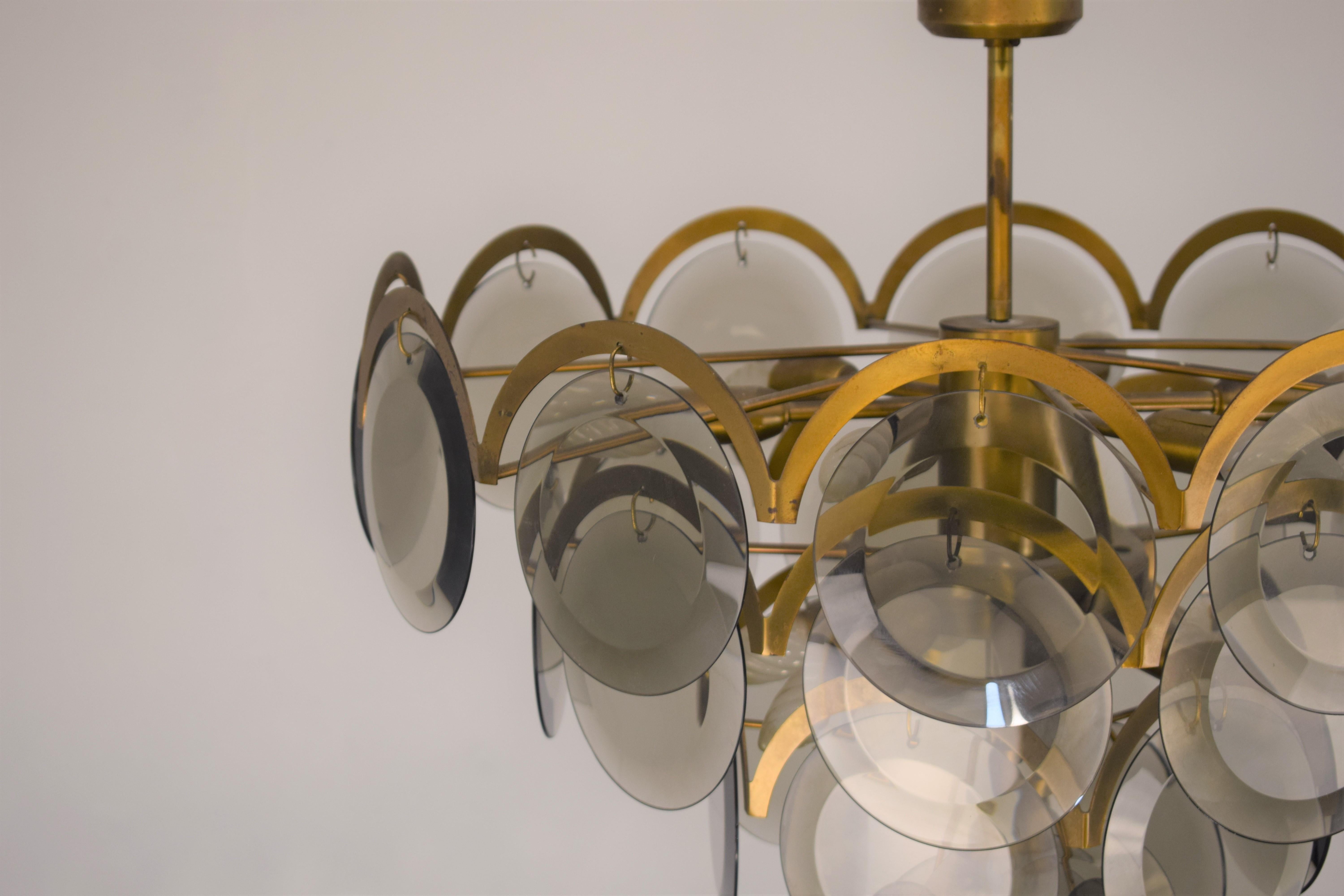 Italian chandelier by Gino Vistosi, 1960s 3