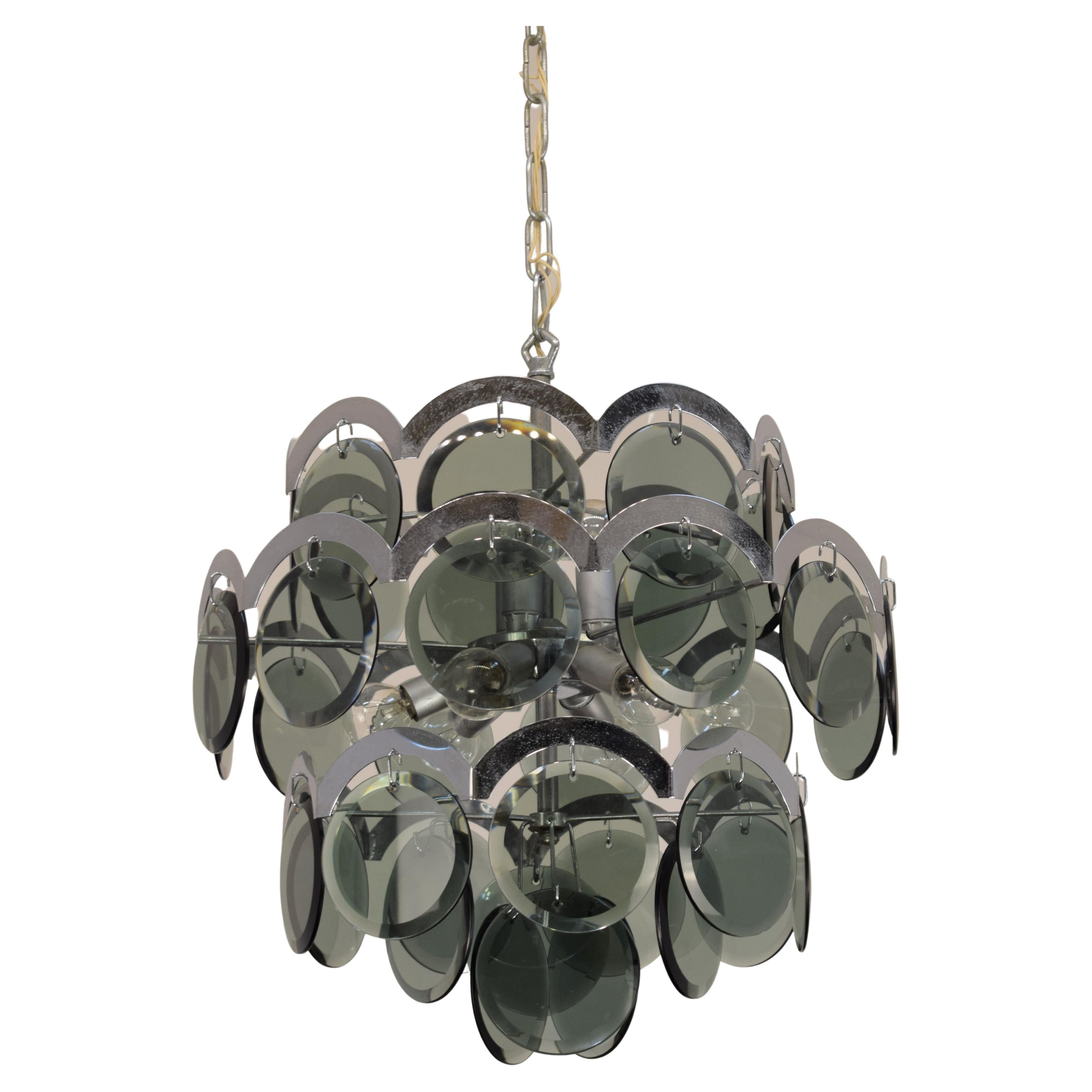 Italian Chandelier by Gino Vistosi, 1960s