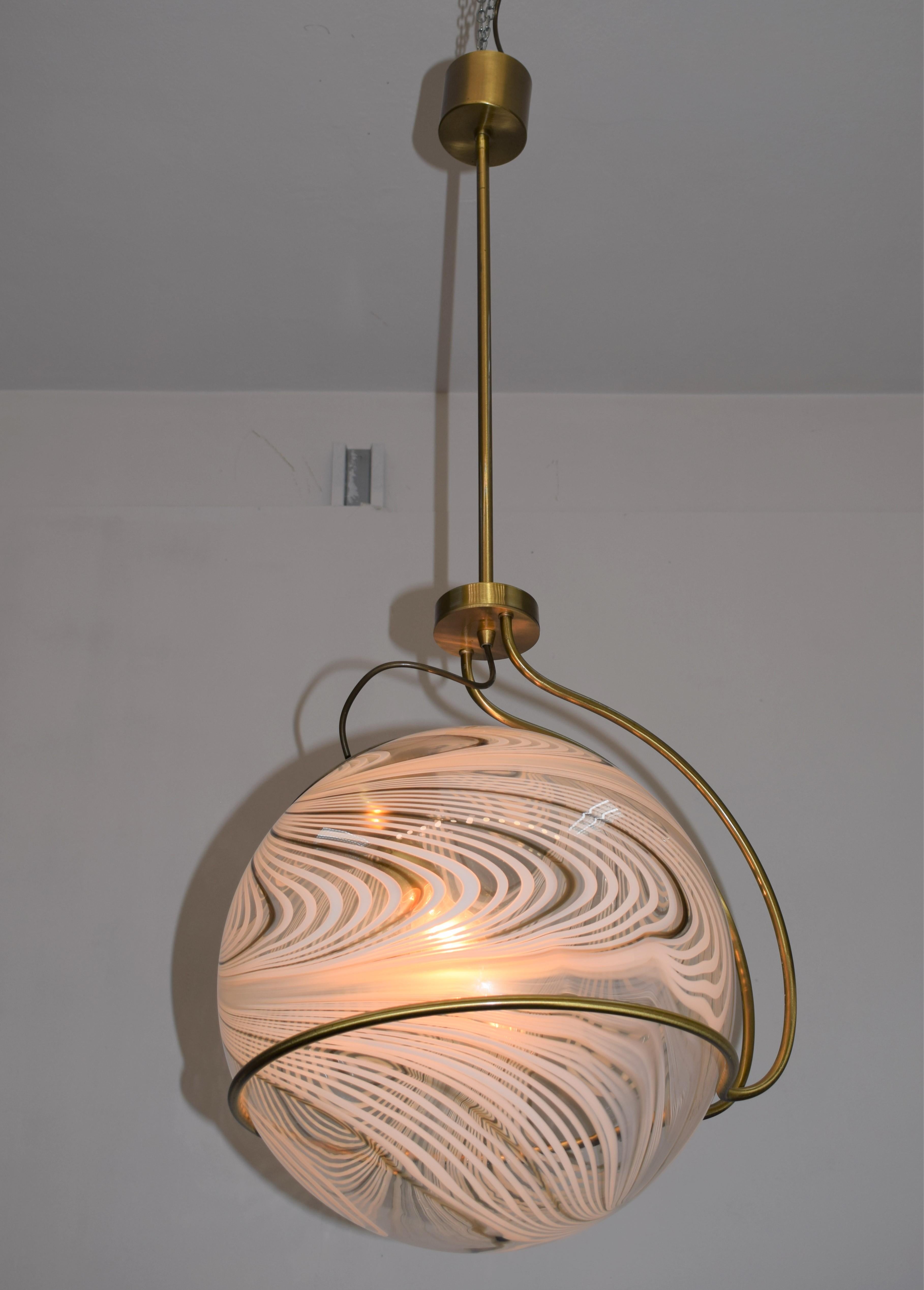 Mid-Century Modern Italian Chandelier by Lino Tagliapietra for La Murrina, 1970s For Sale